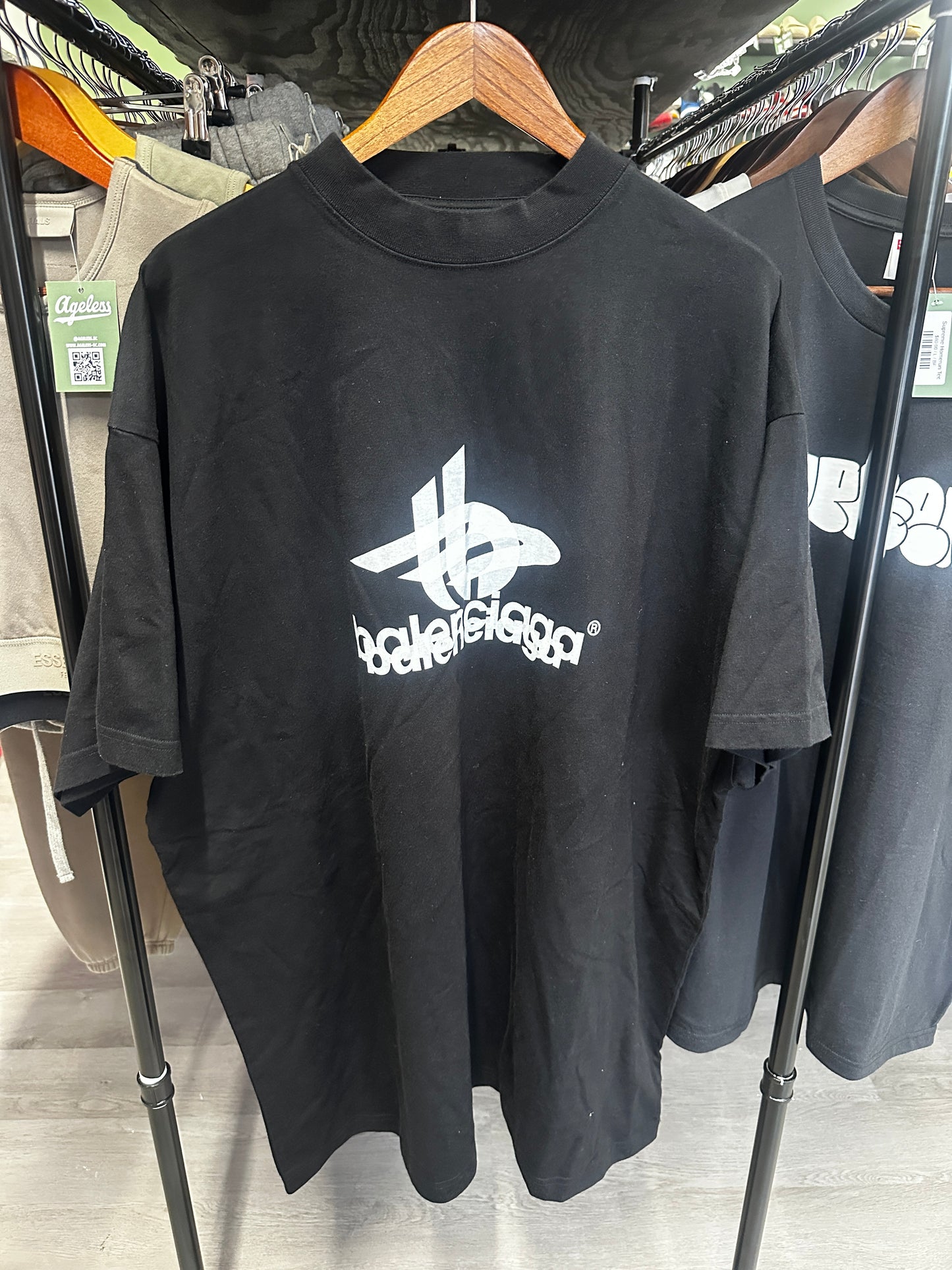 Balenciaga Layered Logo Tee