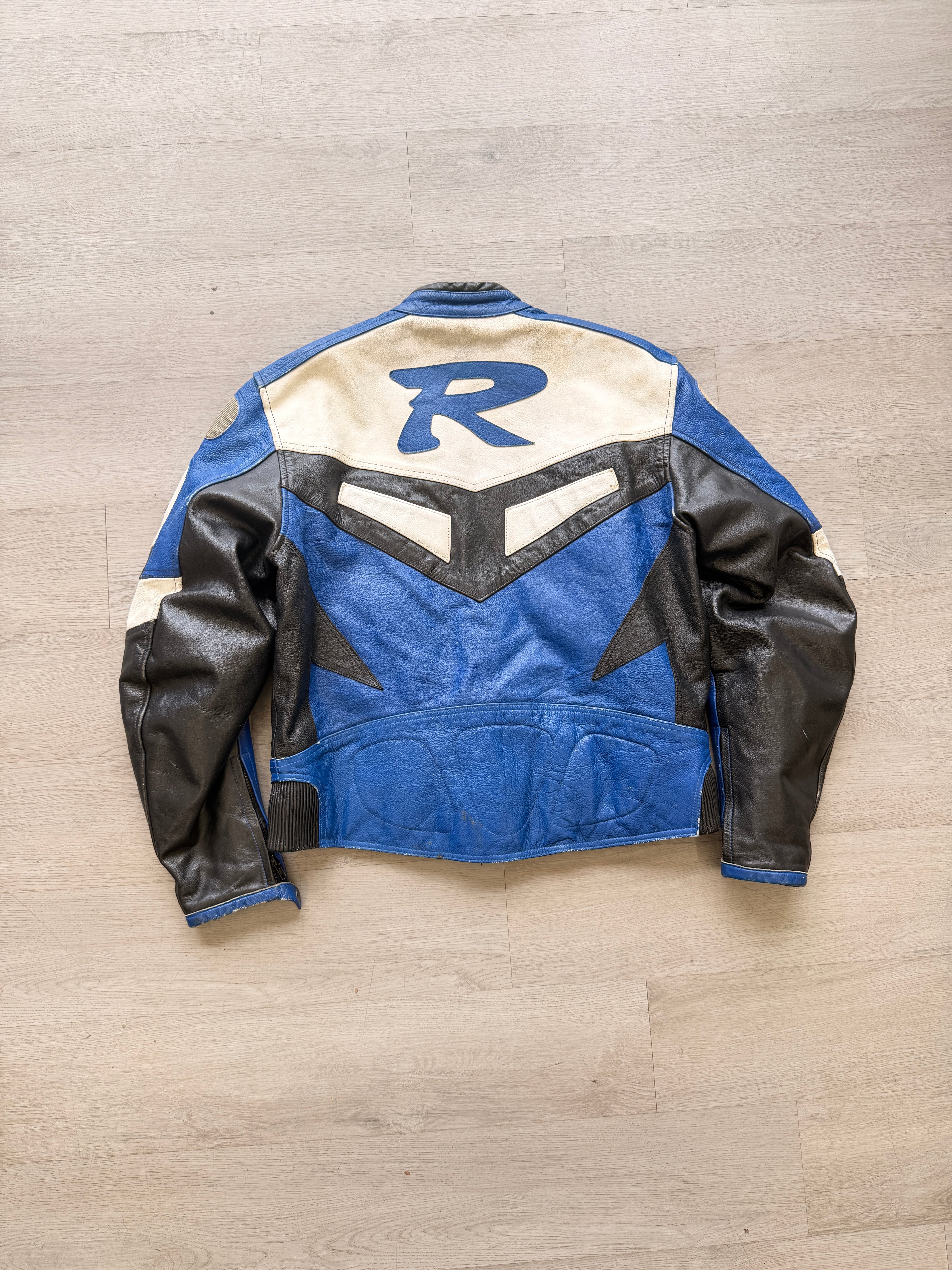 Vintage Yamaha Leather Racing Moto Jacket