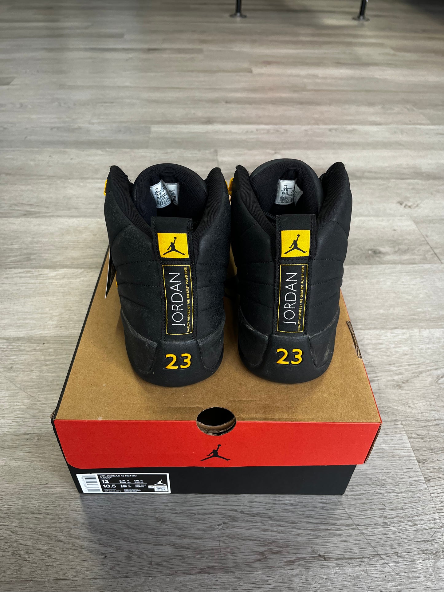 Pre-Owned Jordan 12 Retro Black Taxi