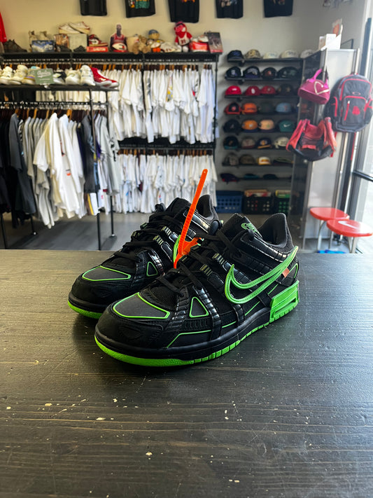 Pre-Owned Nike Air Rubber Dunk Off-White Green Strike