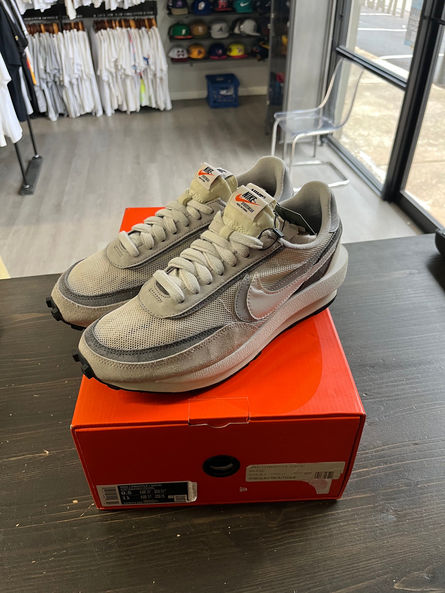 Pre-Owned Nike LD Waffle sacai Summit White