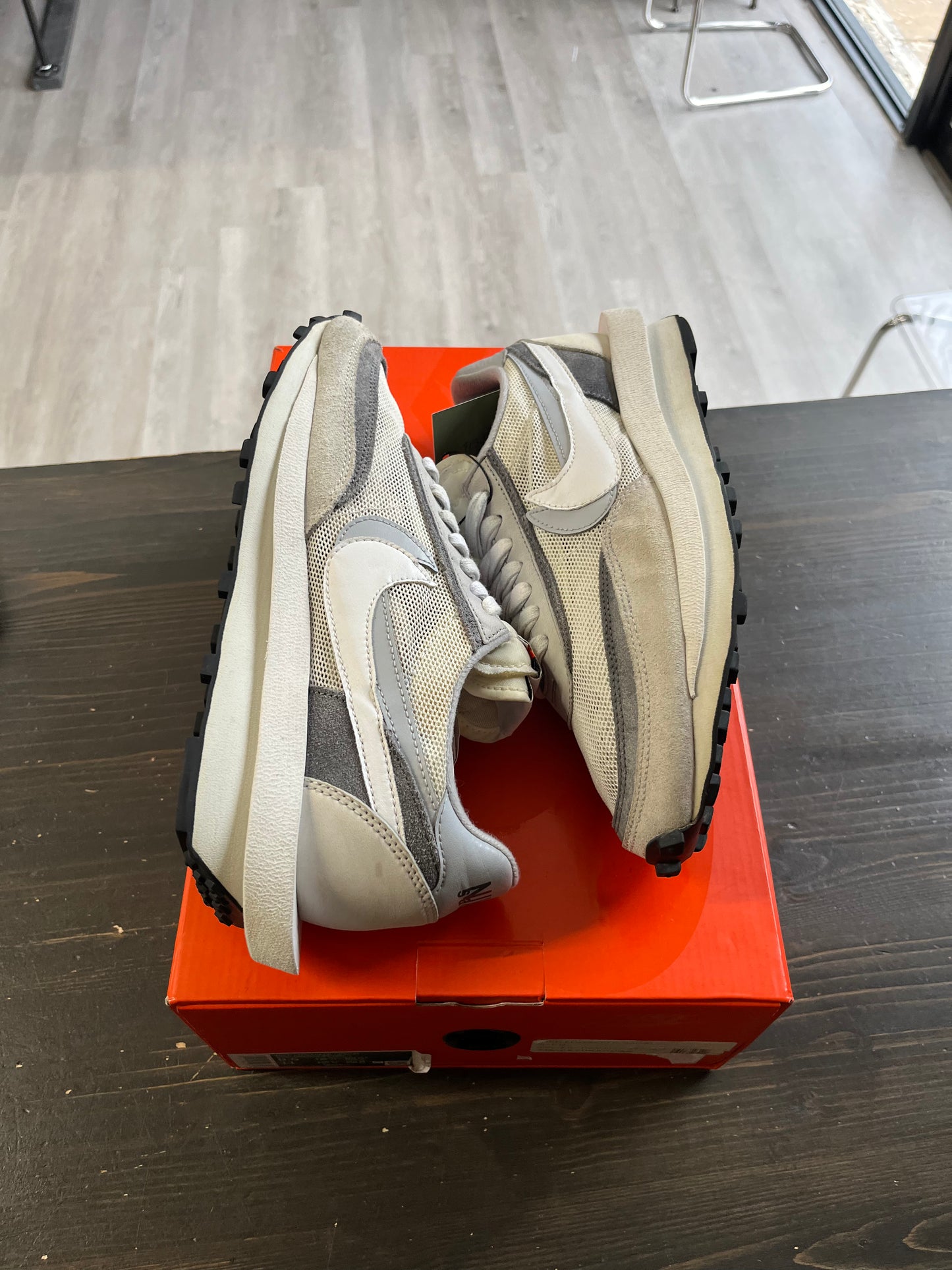 Pre-Owned Nike LD Waffle sacai Summit White