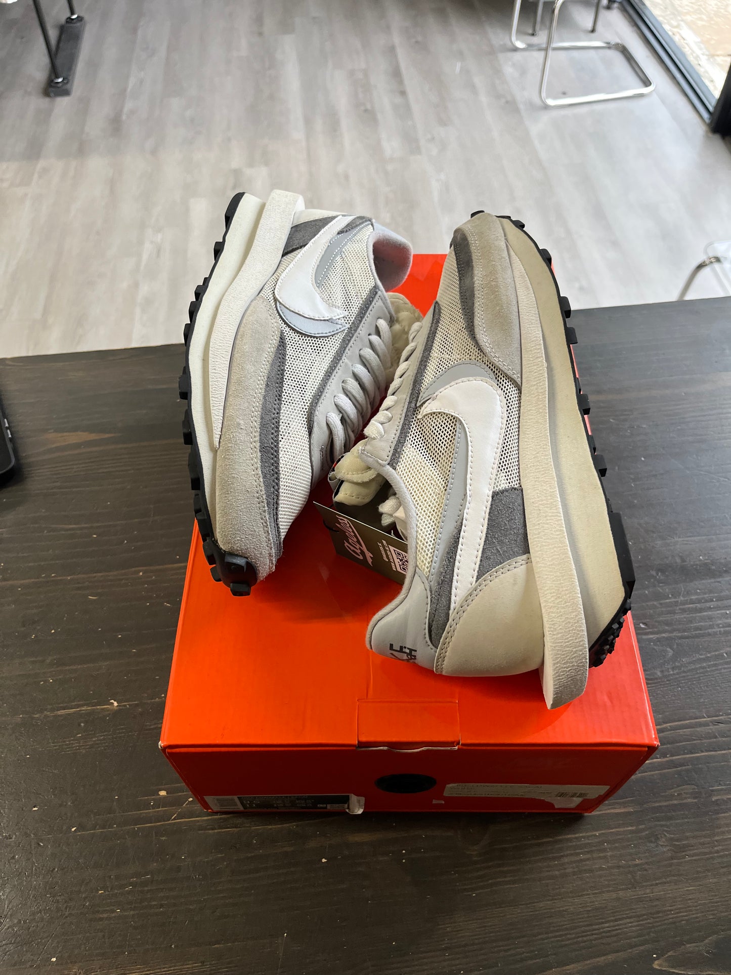 Pre-Owned Nike LD Waffle sacai Summit White