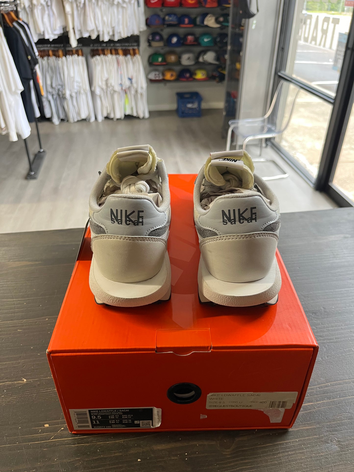 Pre-Owned Nike LD Waffle sacai Summit White