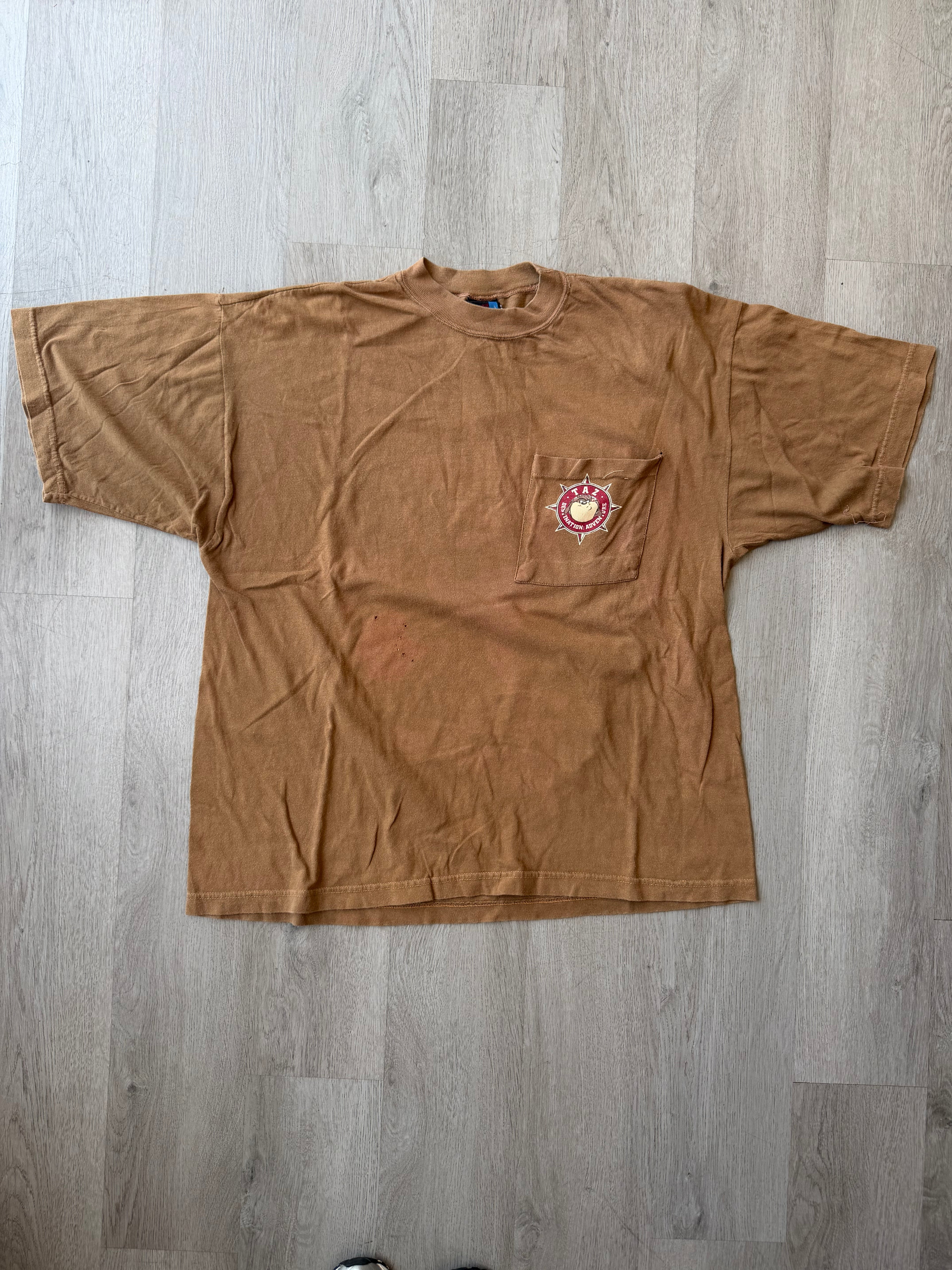 Vintage Taz Adventure Club Looney Tunes Tee