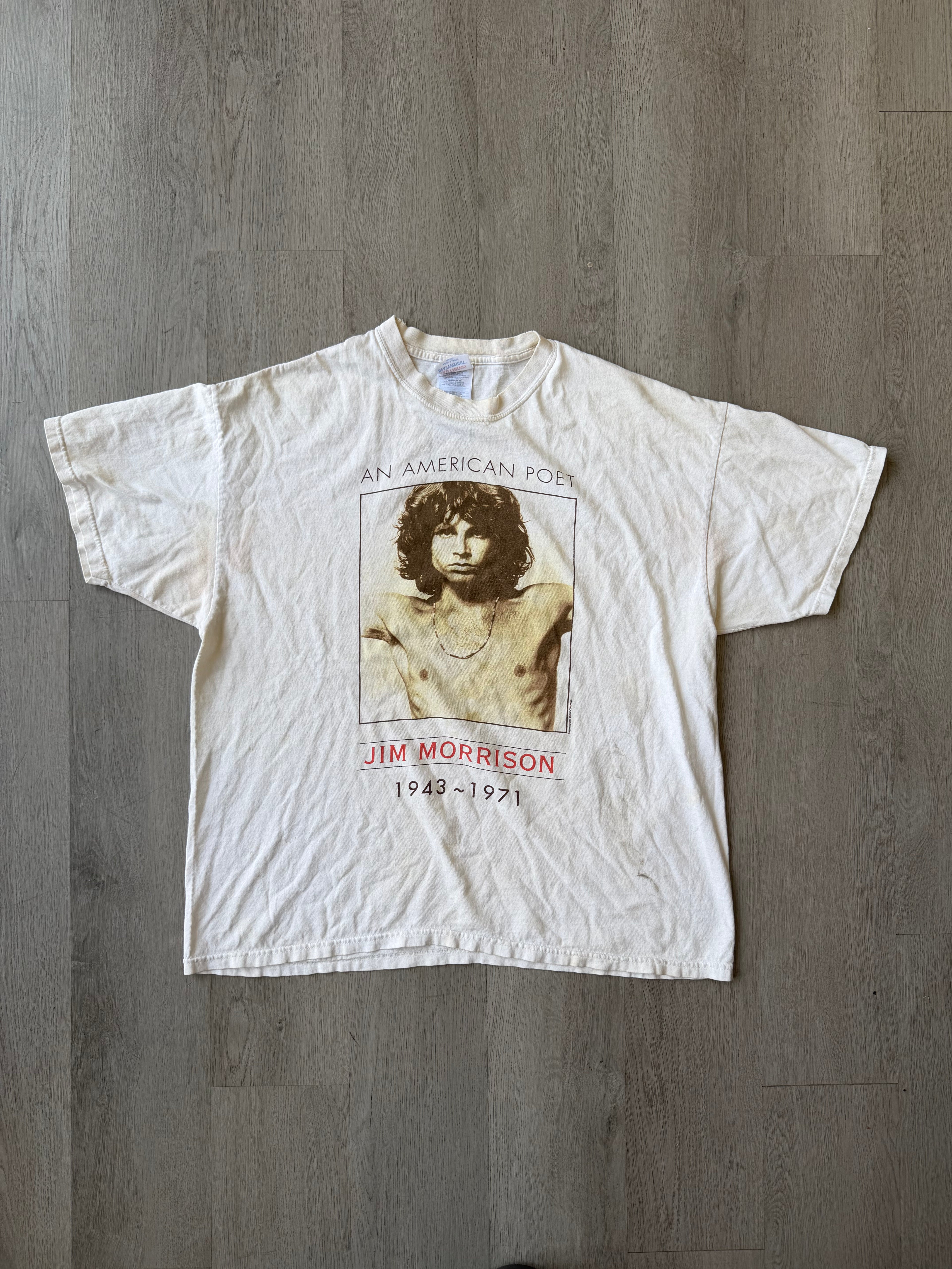 Vintage Jim Morrison An American Poet Tee