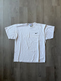 Vintage White Small Nike Check Tee
