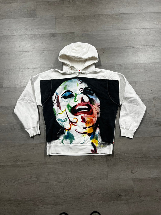 Supreme Leigh Bowery Airbrushed Hooded Sweatshirt White