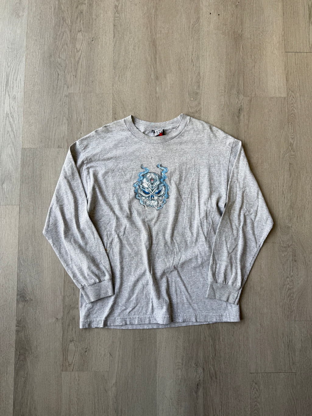 Vintage Top Heavy Spider Skull Long Sleeve Tee