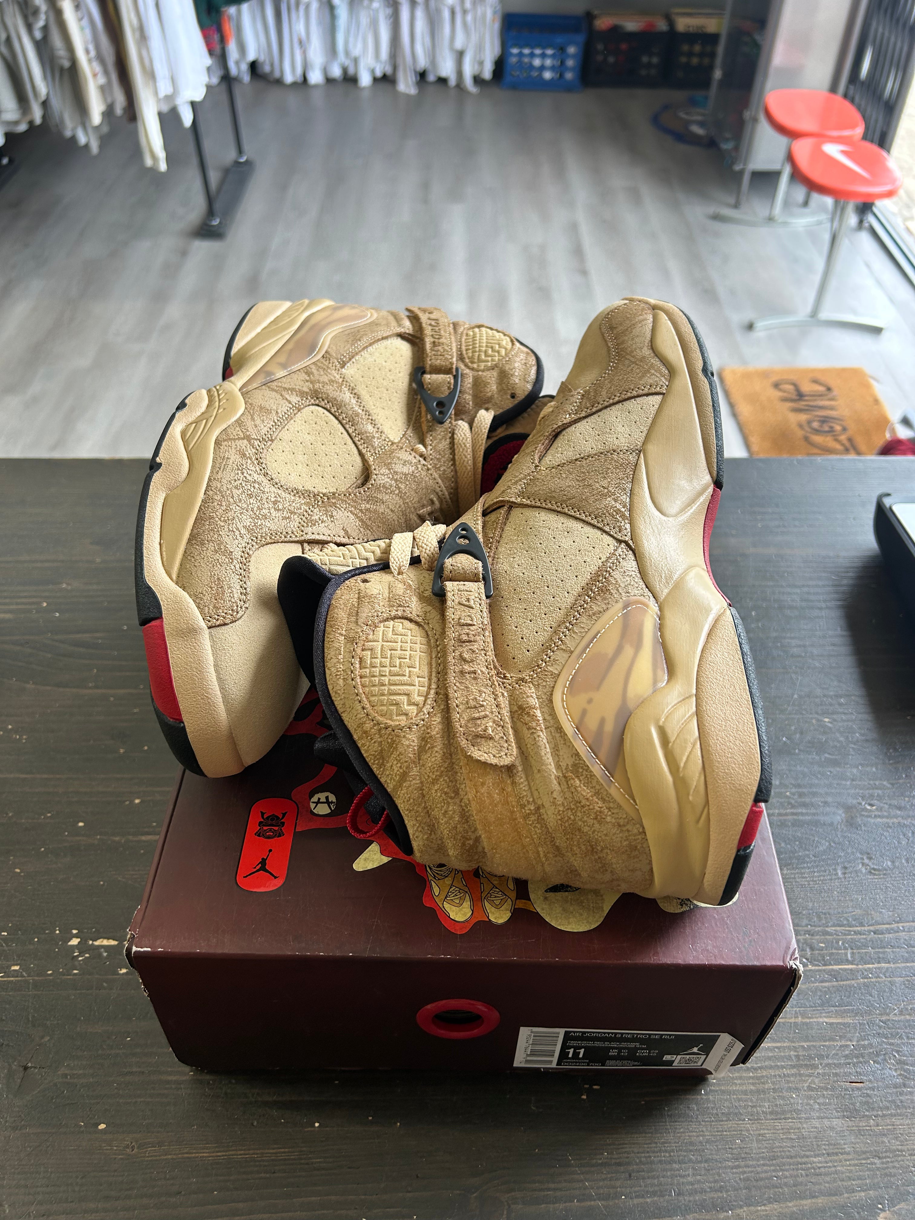 Pre-Owned Jordan 8 Retro SE Rui Hachimura Black Samurai