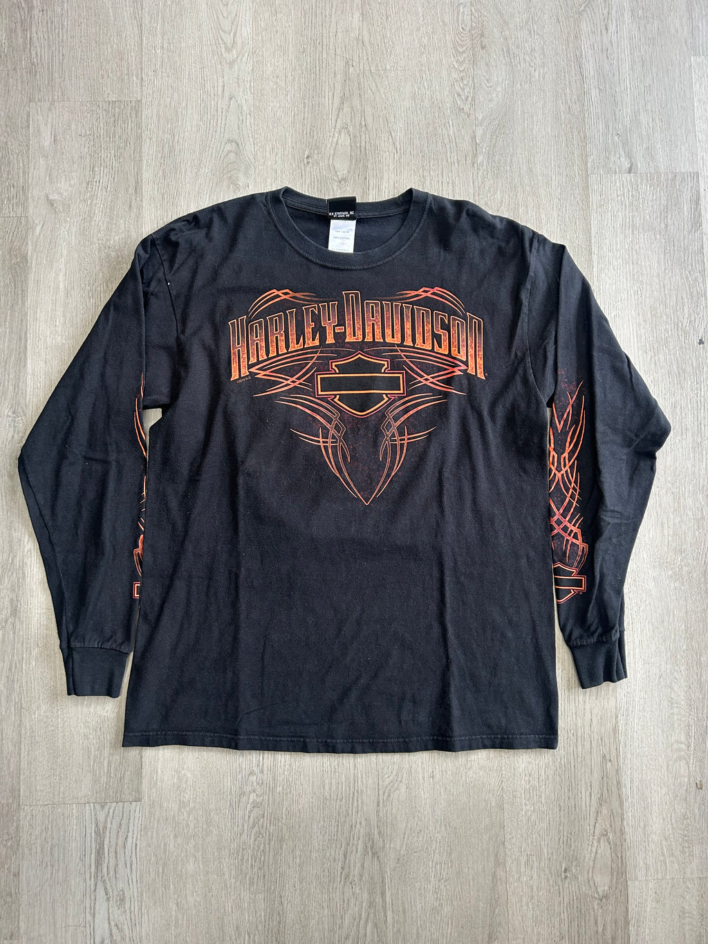 Harley-Davidson Cherokee North Carolina Black Long-Sleeve Tee
