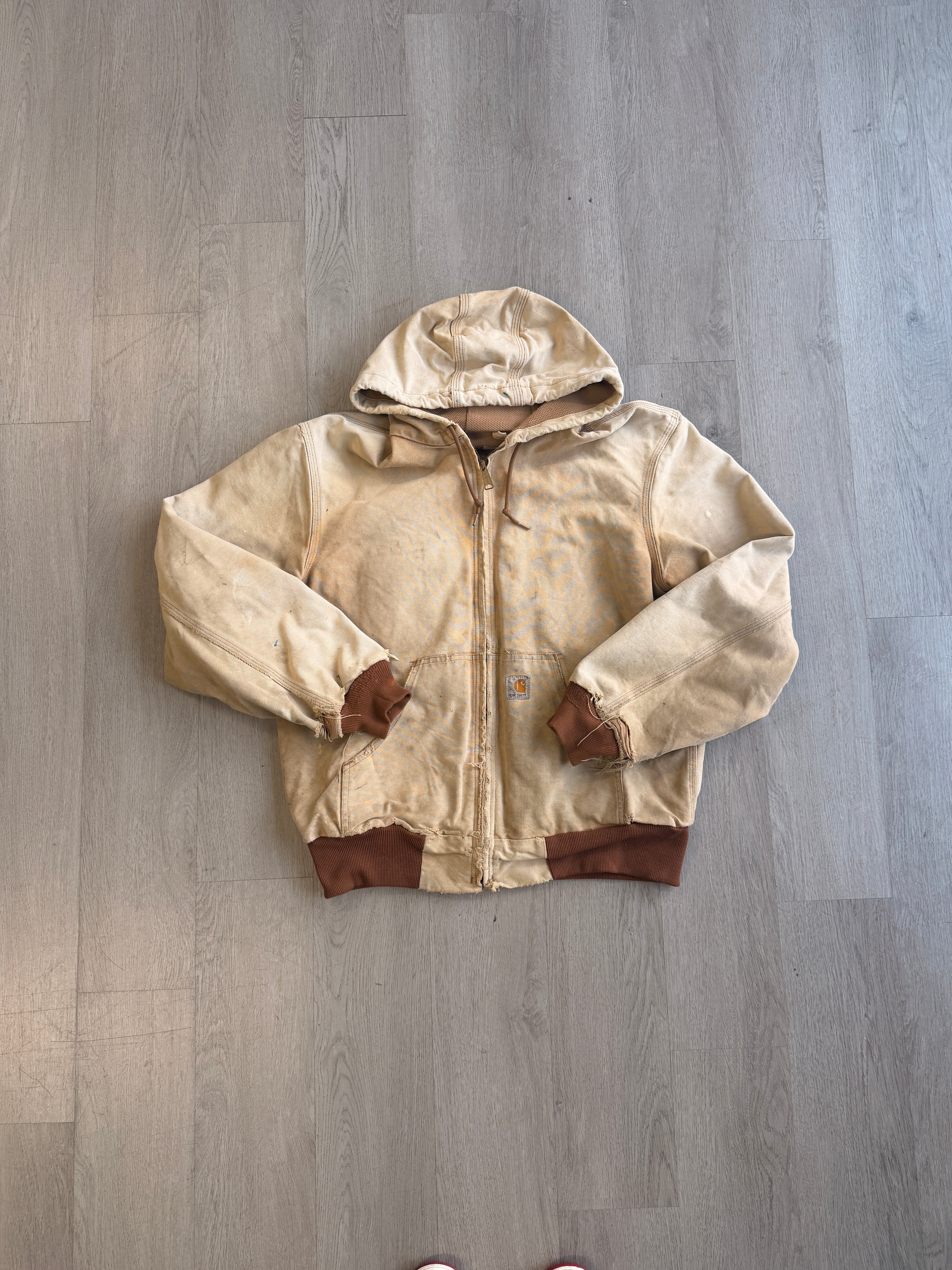 Vintage Distressed Tan Carhartt Jacket