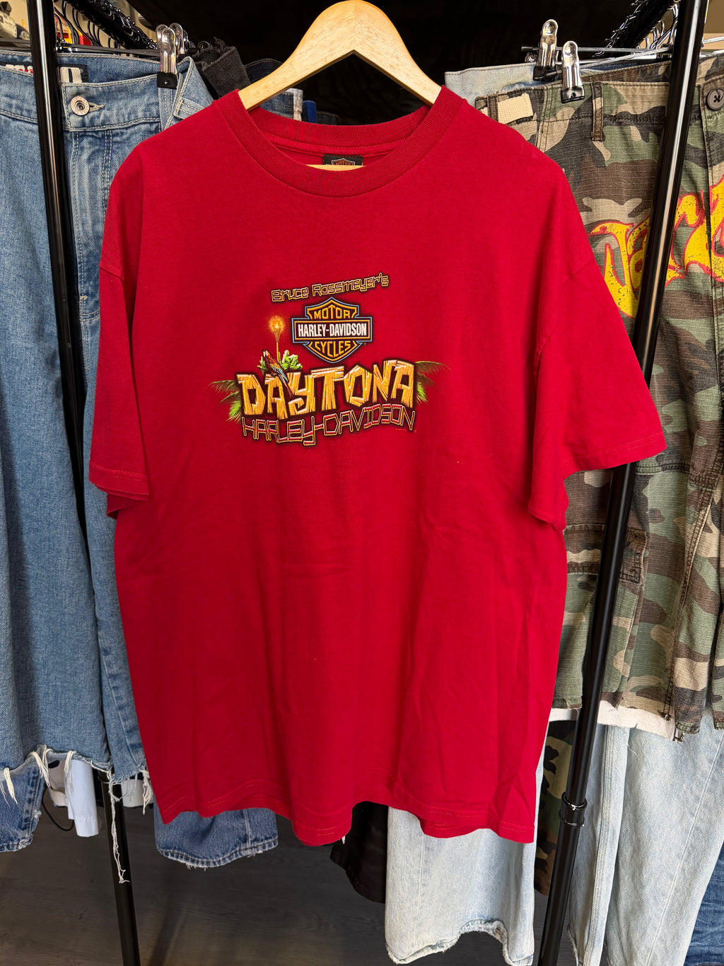 Vintage Harley Davidson Daytona Red Tee