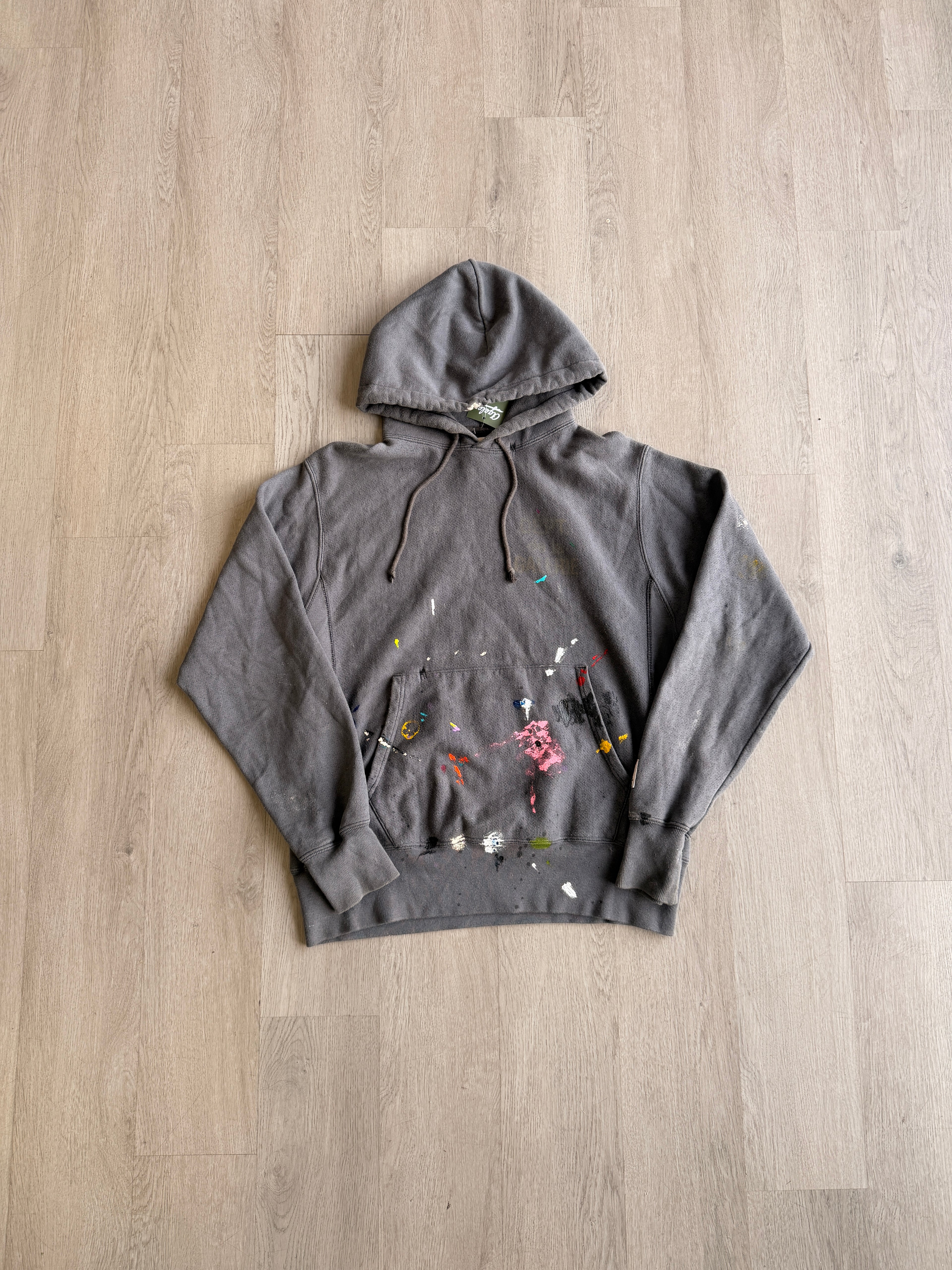 Pre-Owned Galley Dept Paint Splattered Hoodie