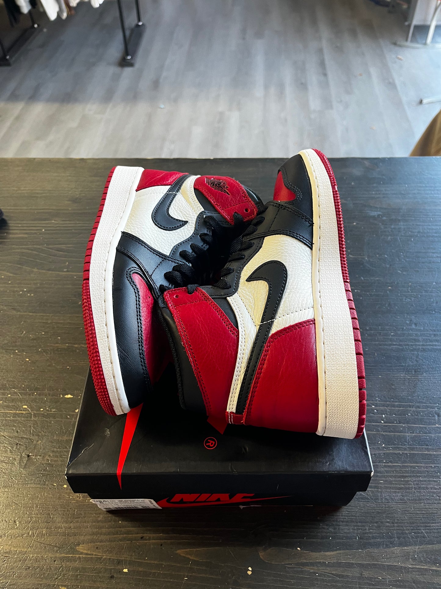 Pre-Owned Jordan 1 Retro High Bred Toe (GS)