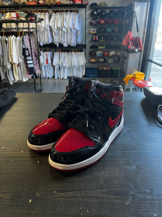 Pre-Owned Jordan 1 Retro High OG Patent Bred (GS)