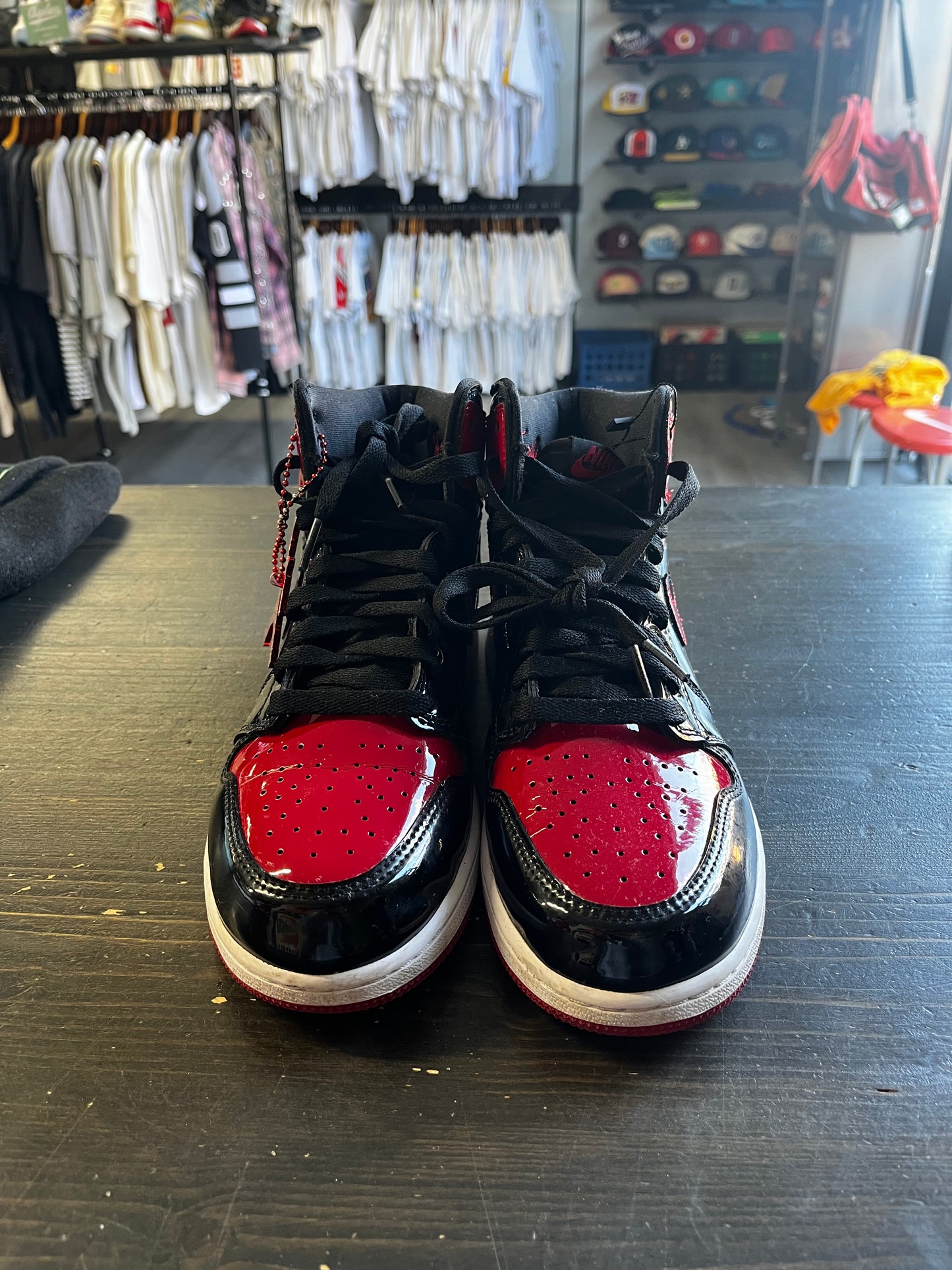 Pre-Owned Jordan 1 Retro High OG Patent Bred (GS)