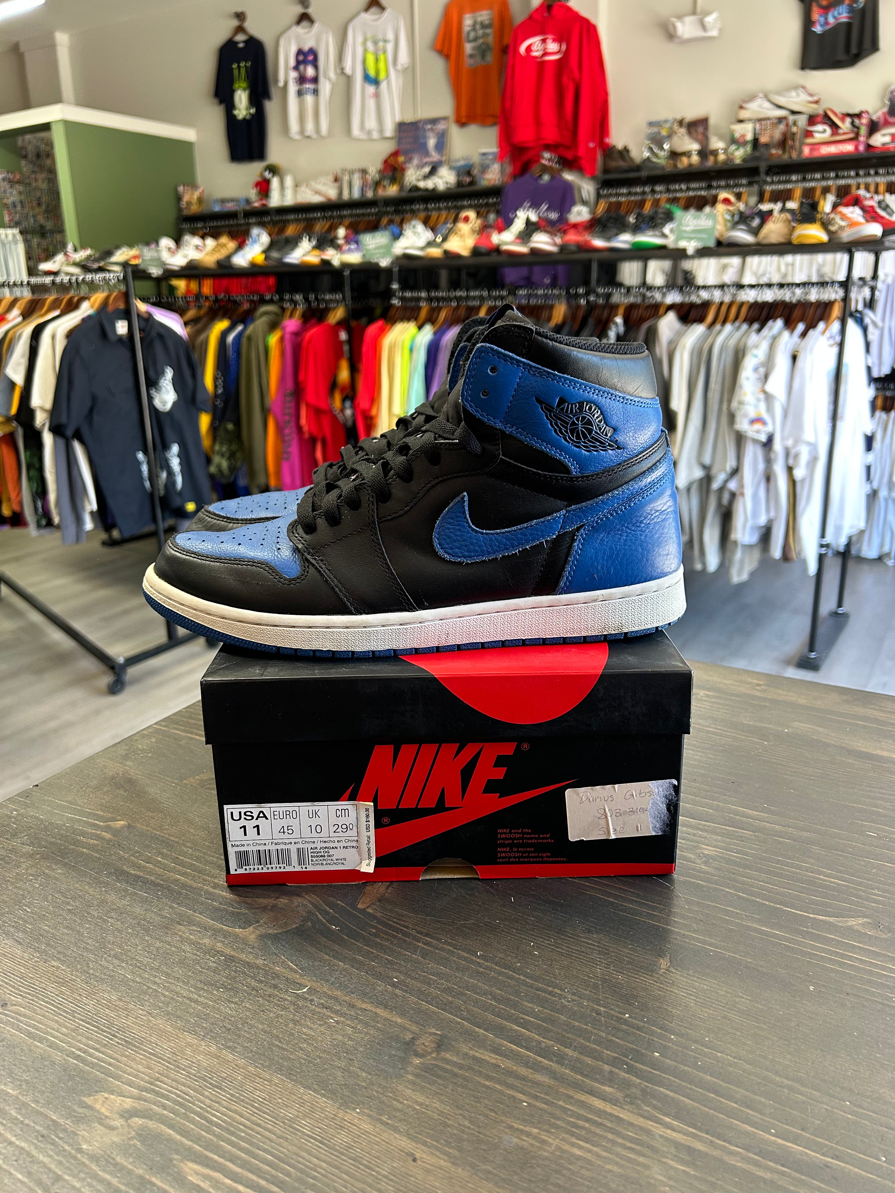 Pre-owned Air Jordan 1 Retro High OG Royal