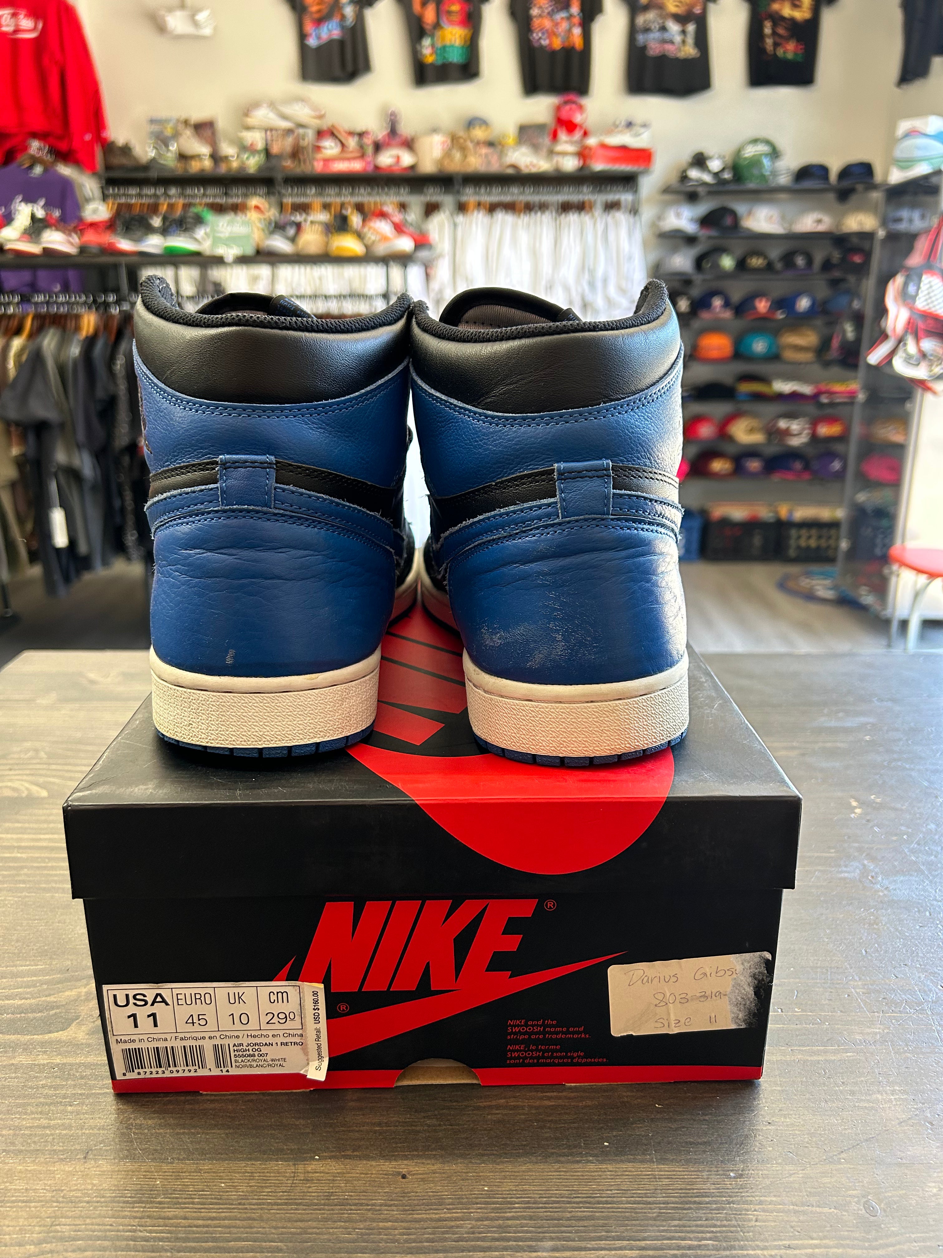 Pre-owned Air Jordan 1 Retro High OG Royal