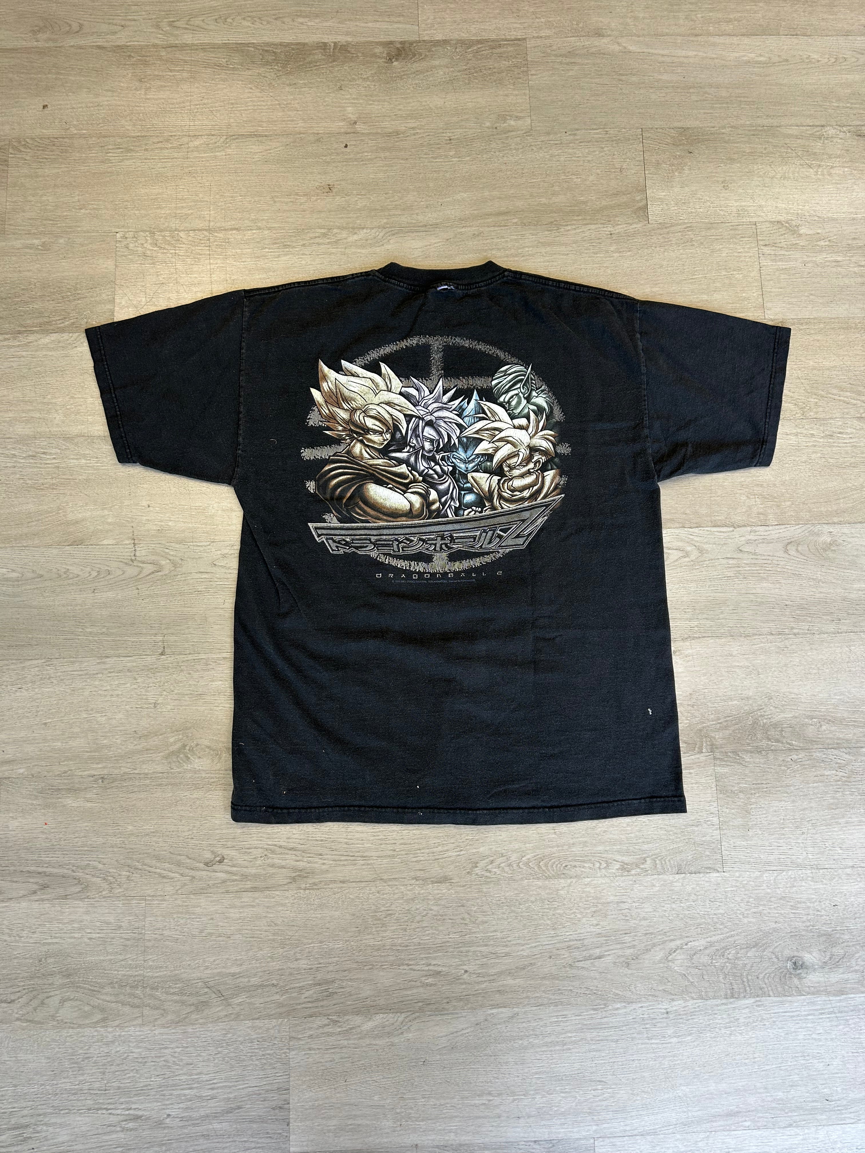 Vintage 1999 Dragon Ball Z DBZ Goku Super Seiyan Piccolo Tee