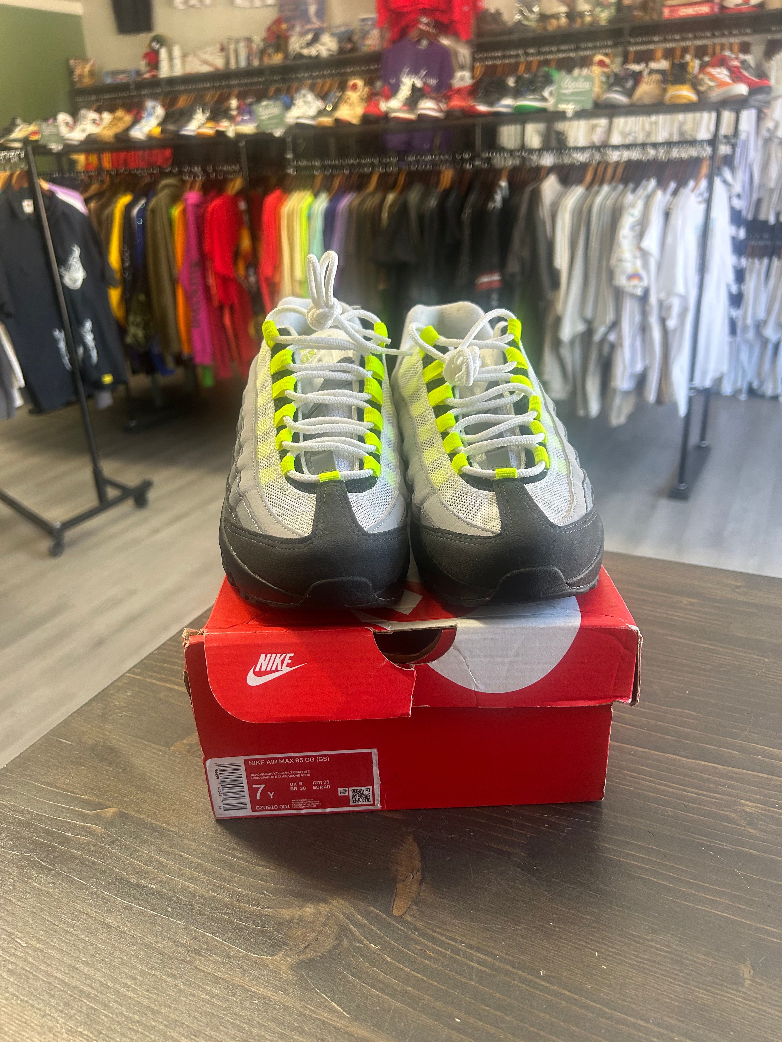 Pre-Owned Nike Air Max 95 OG Neon (2020) (GS)