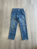 Vintage Lee Union Made Pinstripe High-Waist Jeans