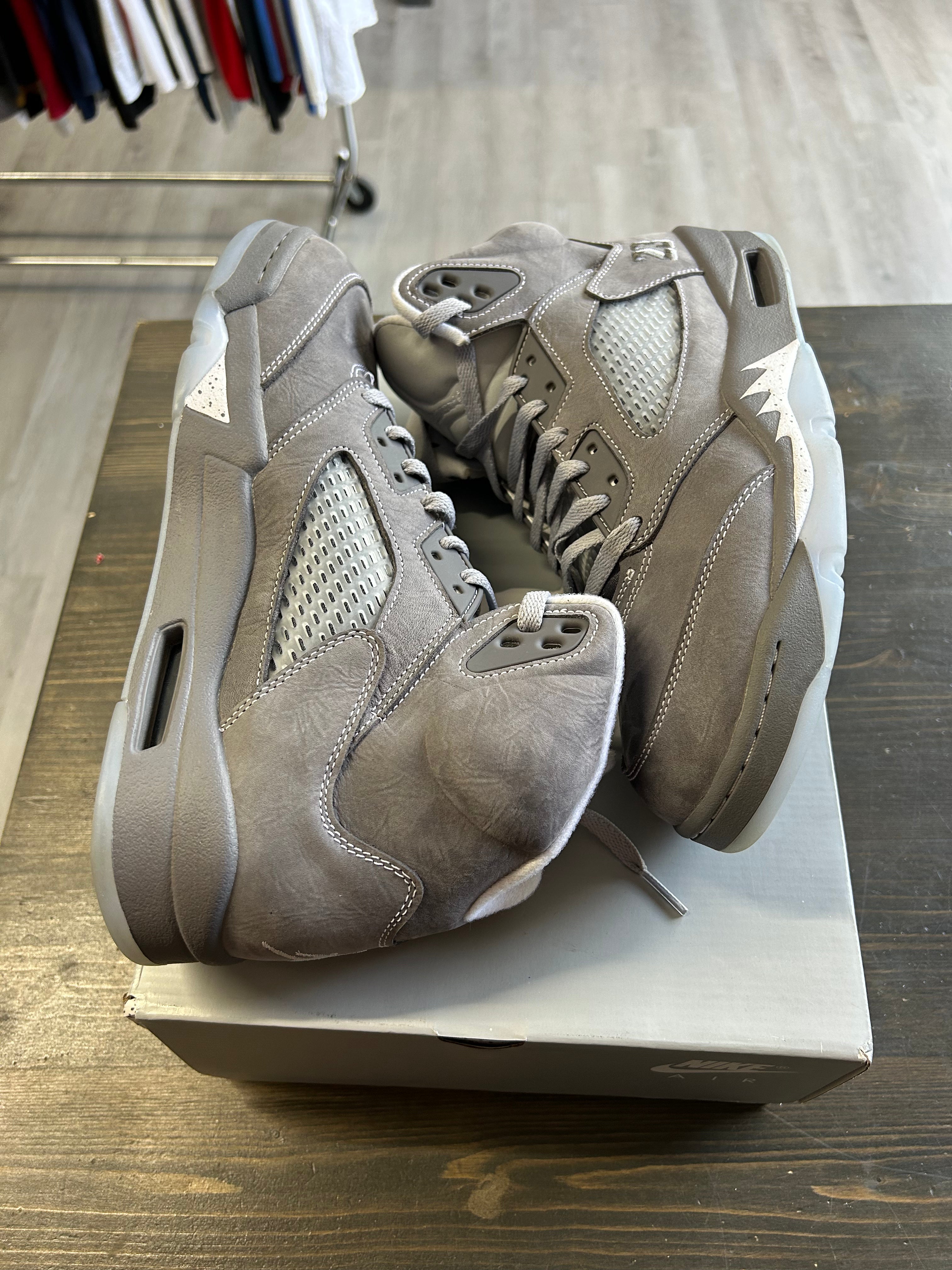 Pre-Owned Nike Air Jordan 5 Retro Wolf Grey