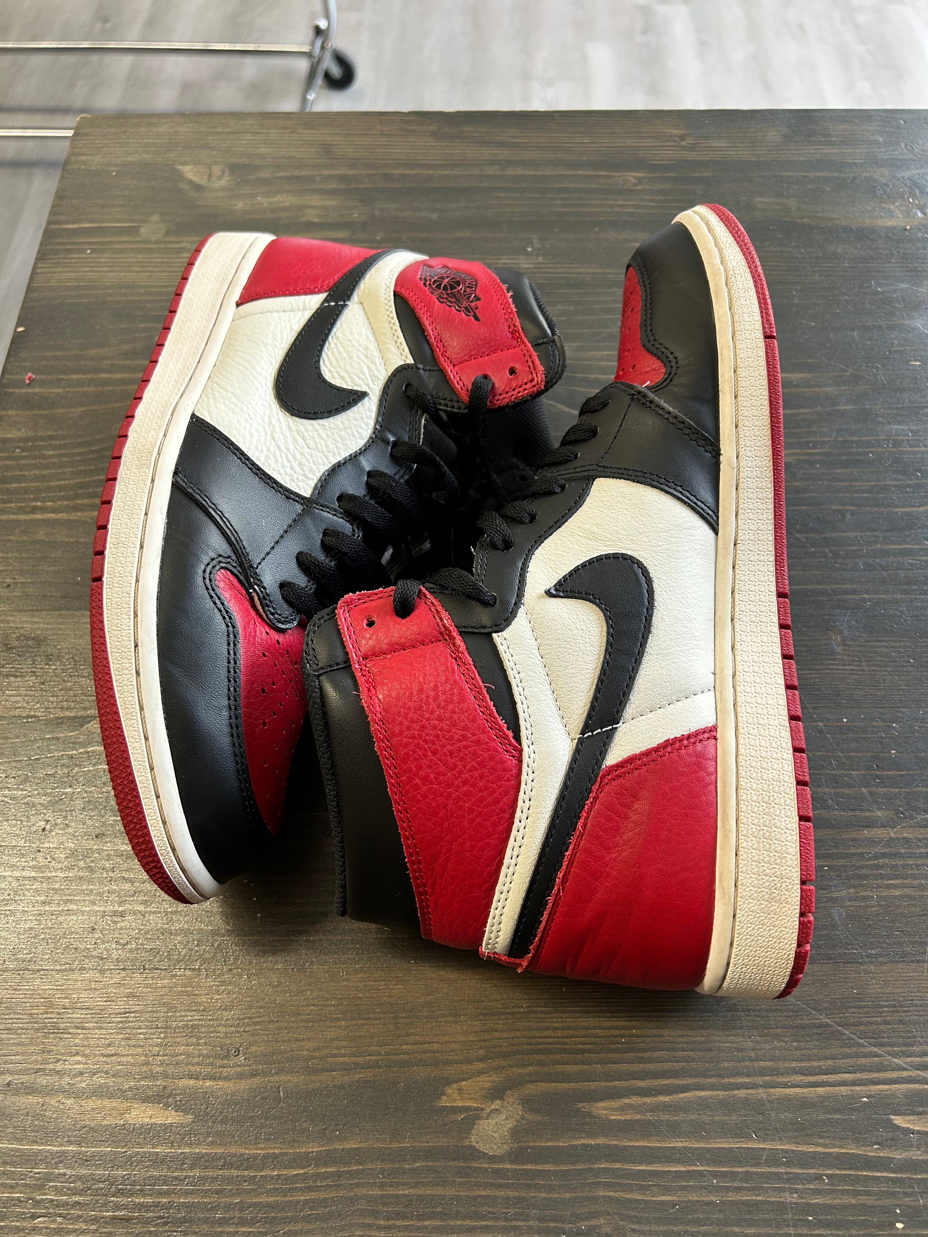 Pre-Owned Nike Air Jordan 1 Retro High Bred Toe