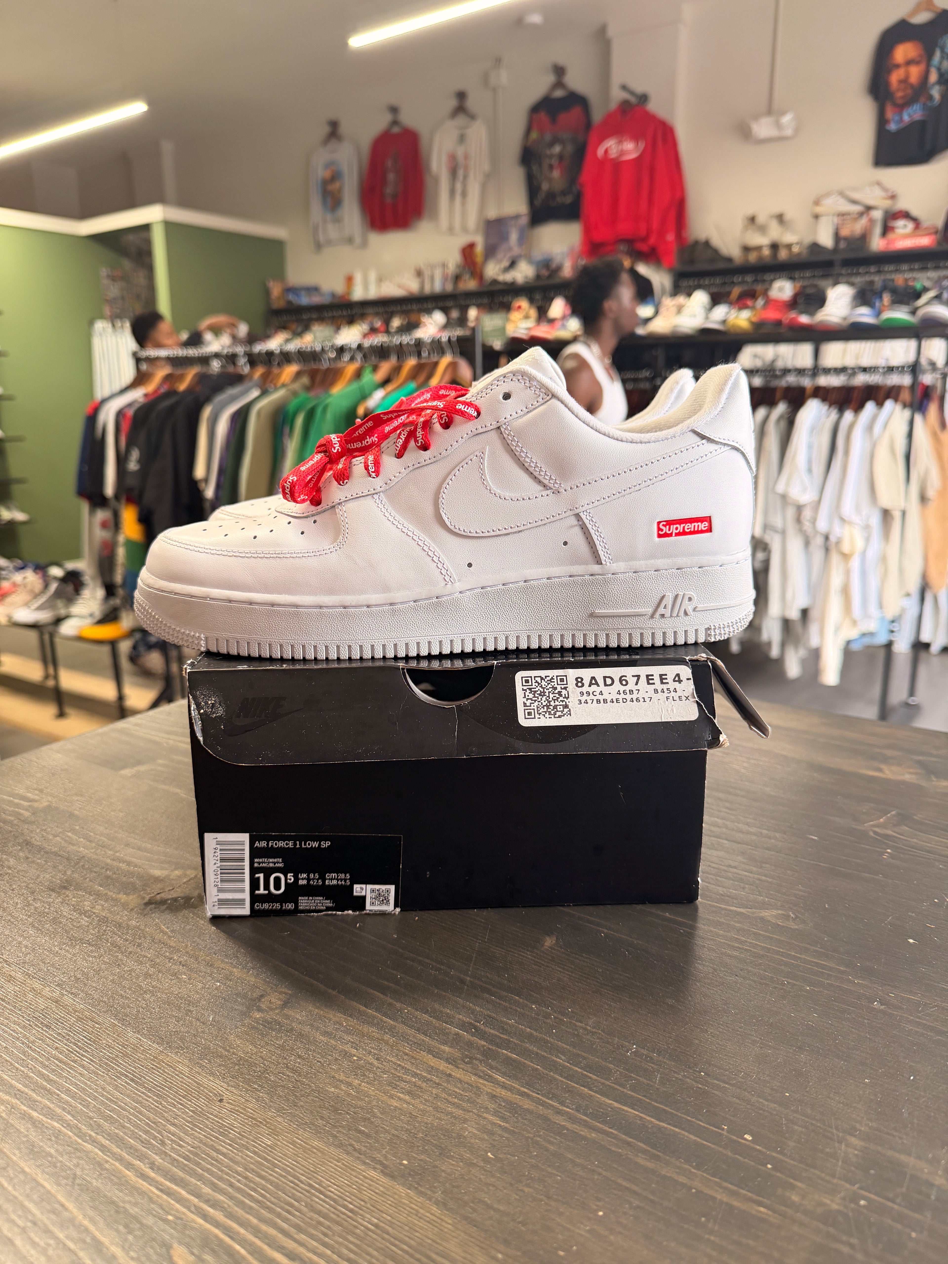 Pre-Owned Nike Air Force 1 Low Supreme White