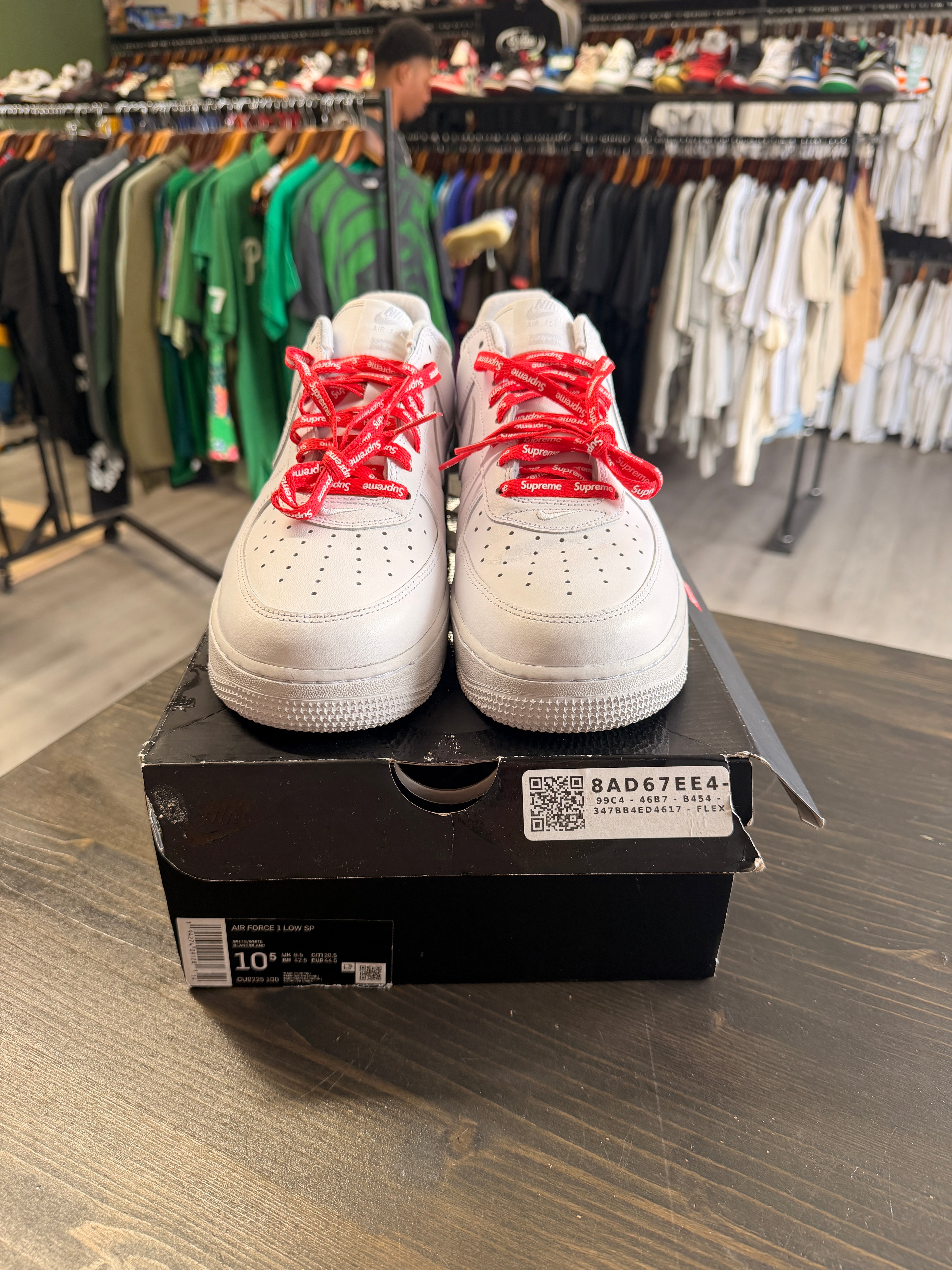 Pre-Owned Nike Air Force 1 Low Supreme White