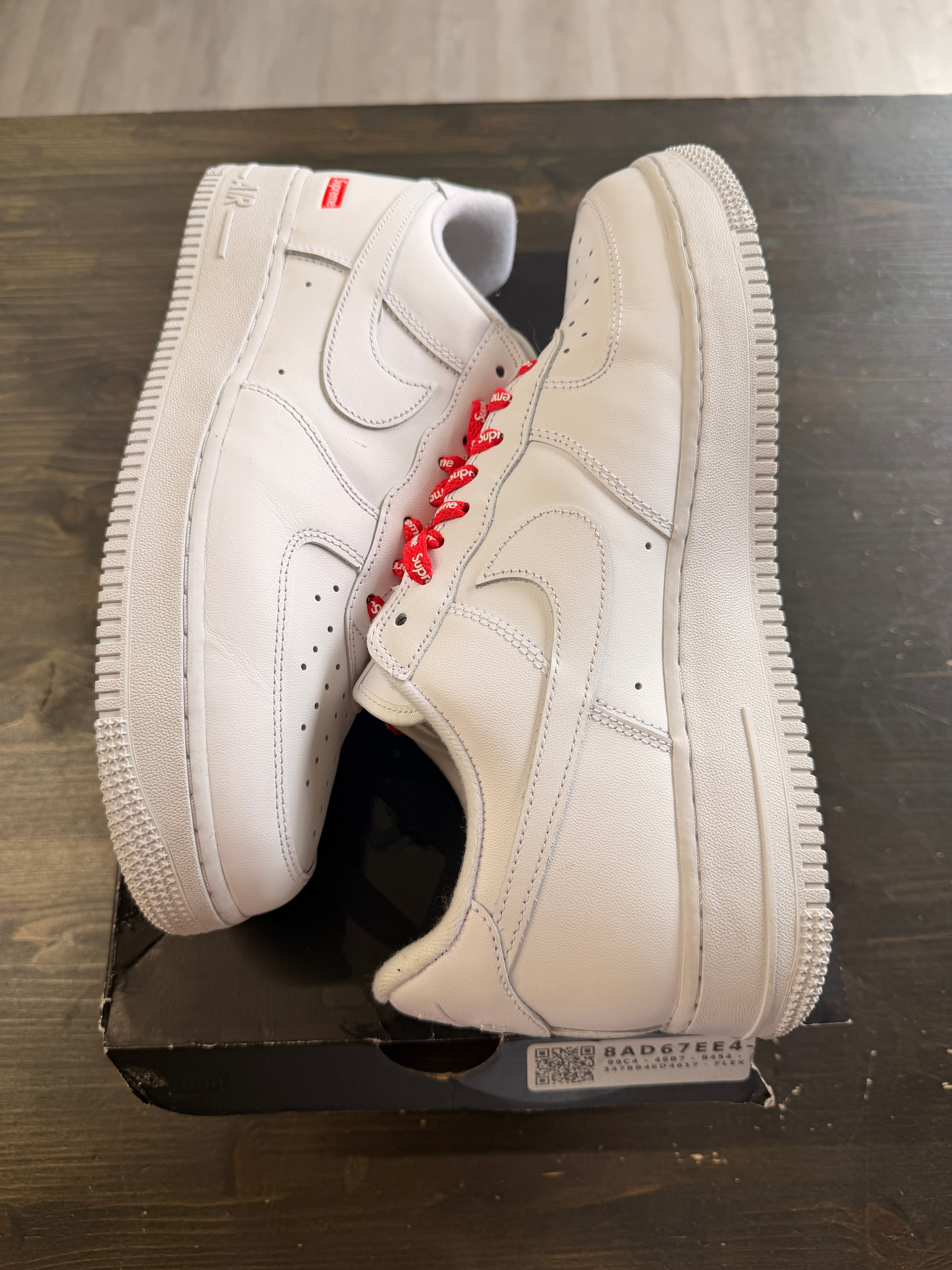 Pre-Owned Nike Air Force 1 Low Supreme White