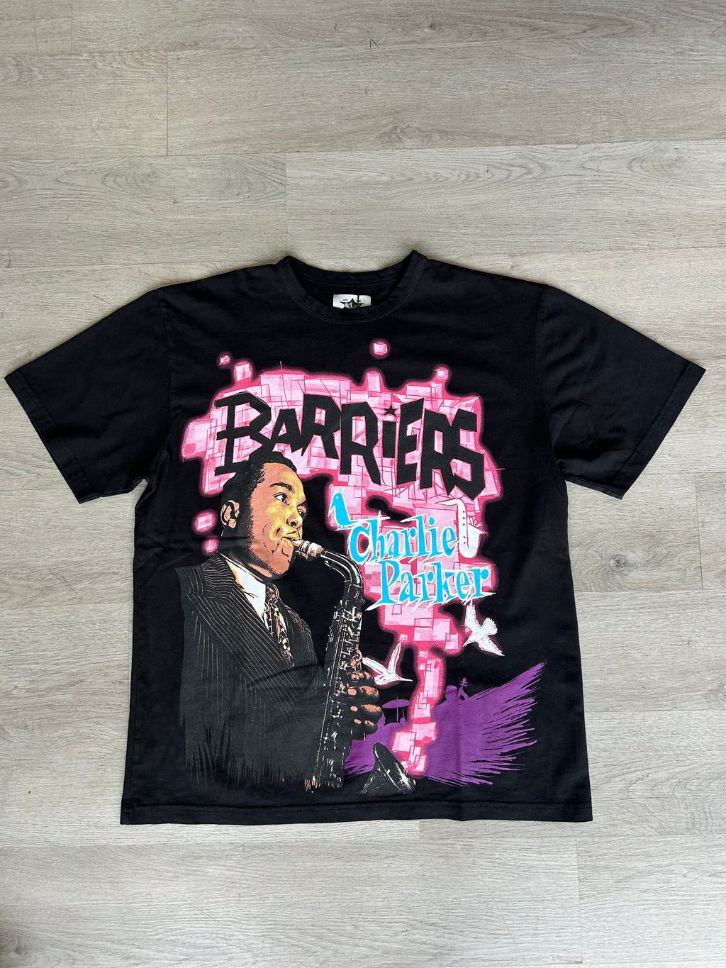 Barriers Charlie Parker Graphic Tee