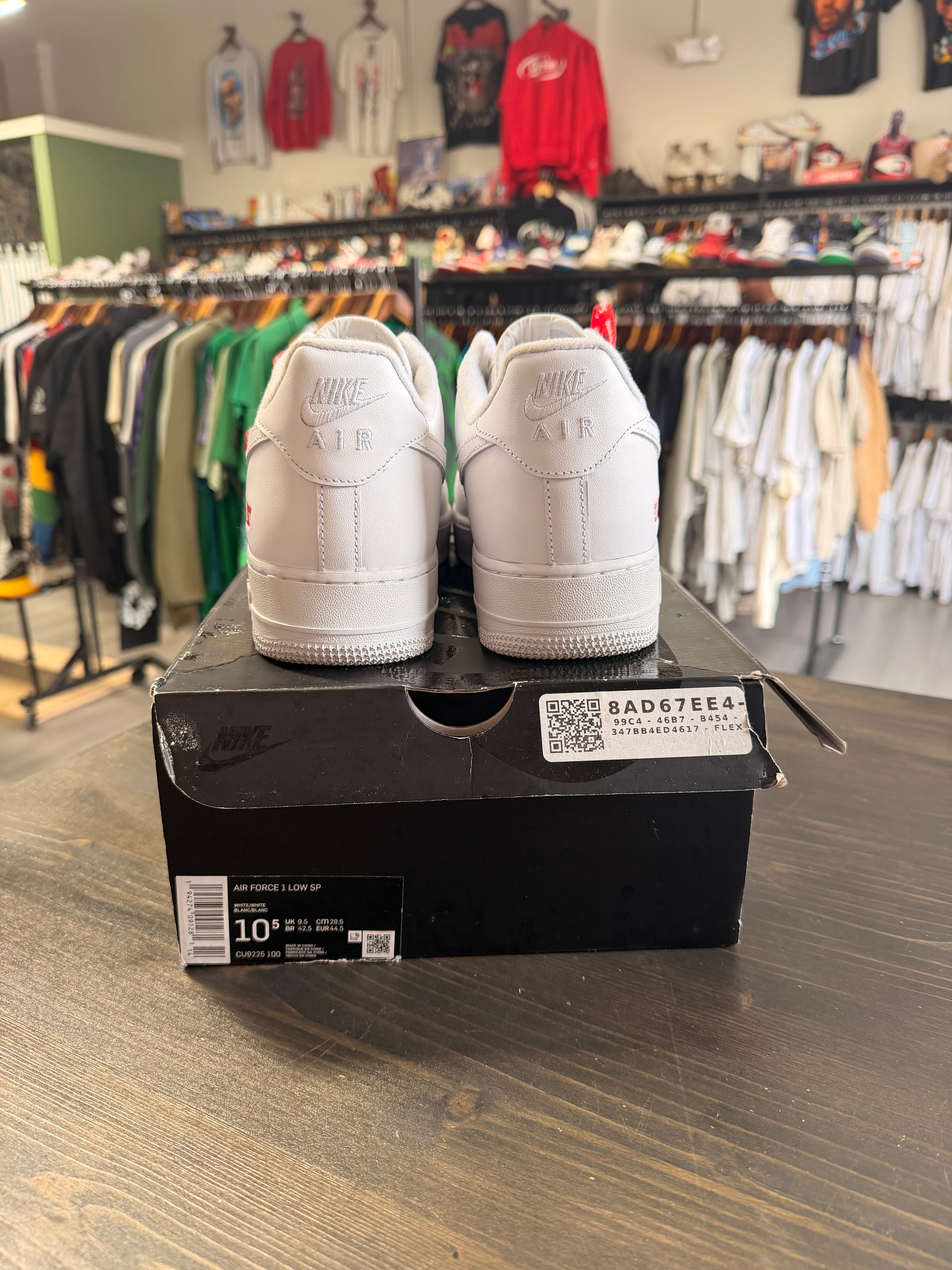 Pre-Owned Nike Air Force 1 Low Supreme White