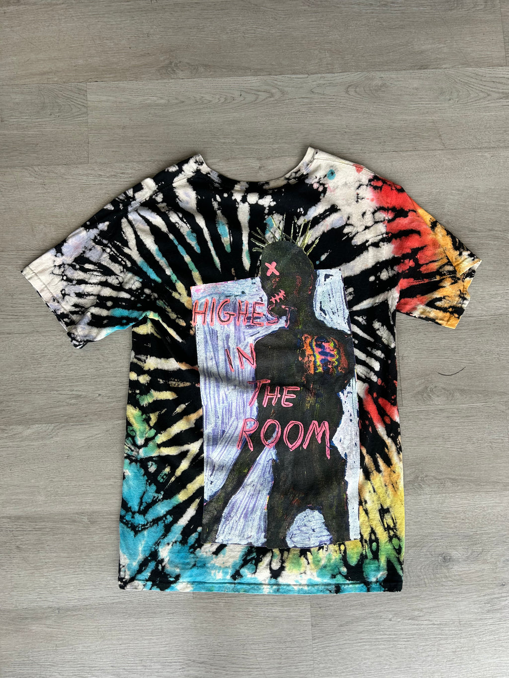 Travis Scot Tie Die Highest In the Room Tee