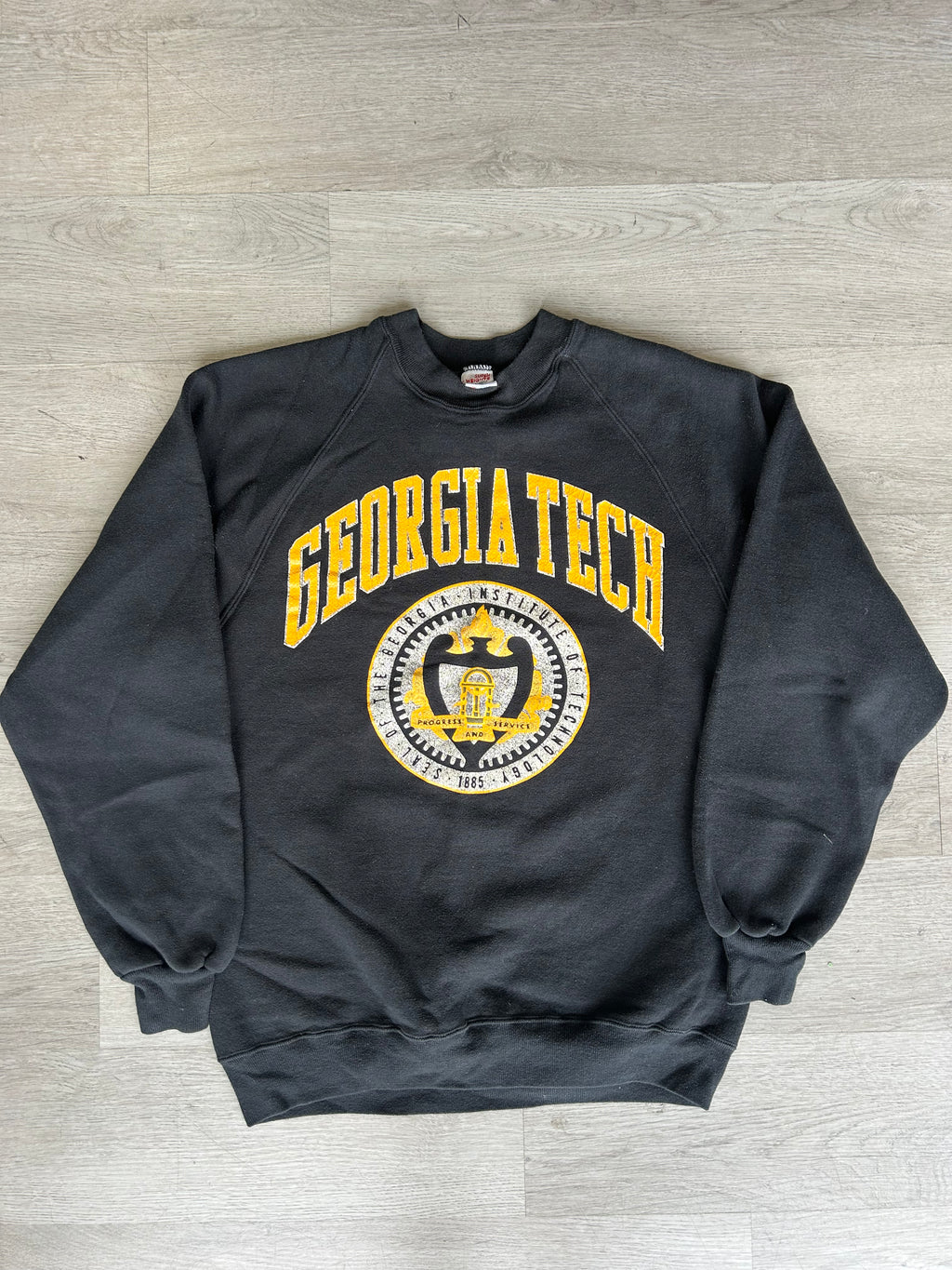 Vintage Black Georgia Tech Sweatshirt