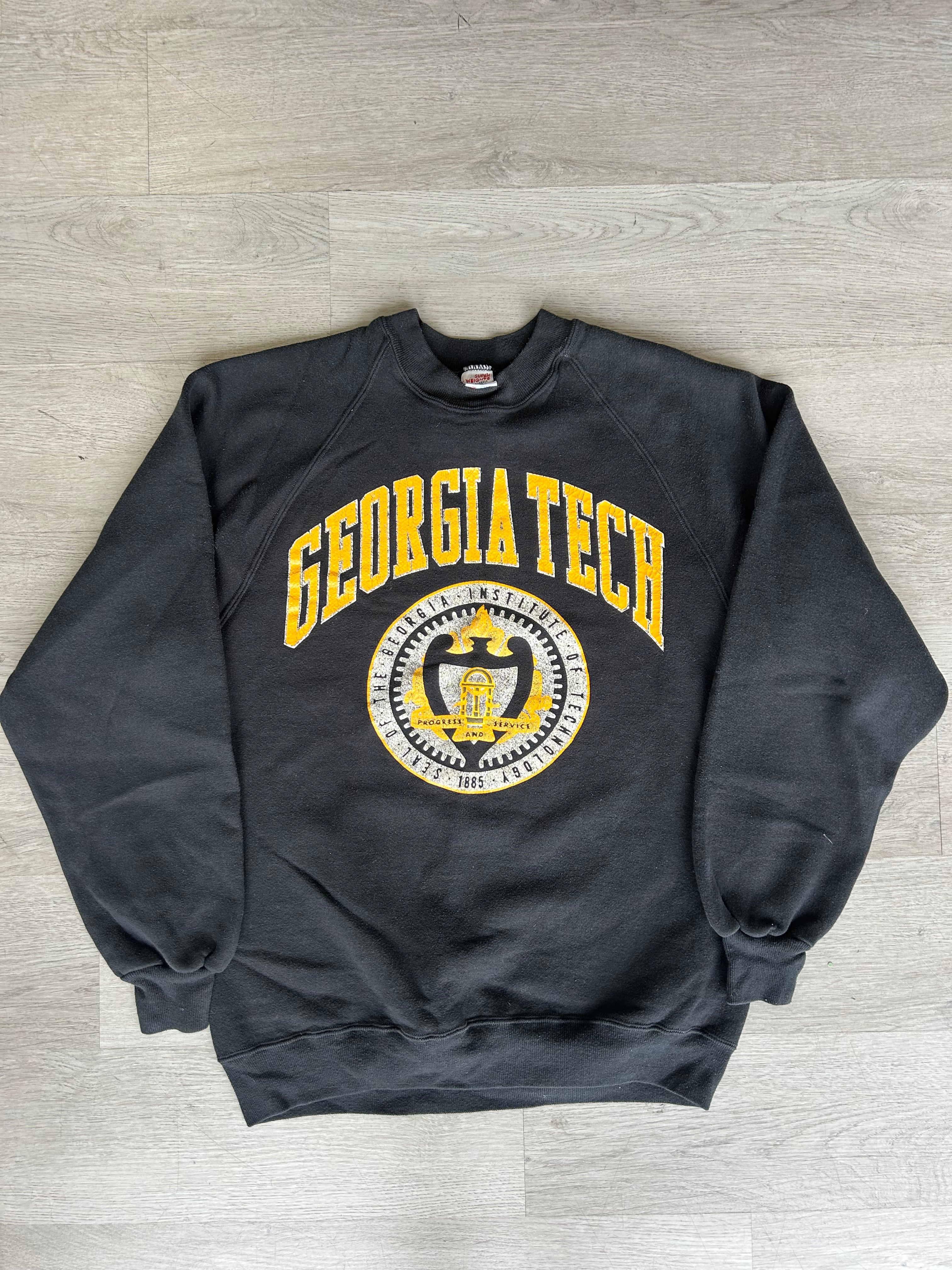 Vintage Black Georgia Tech Sweatshirt