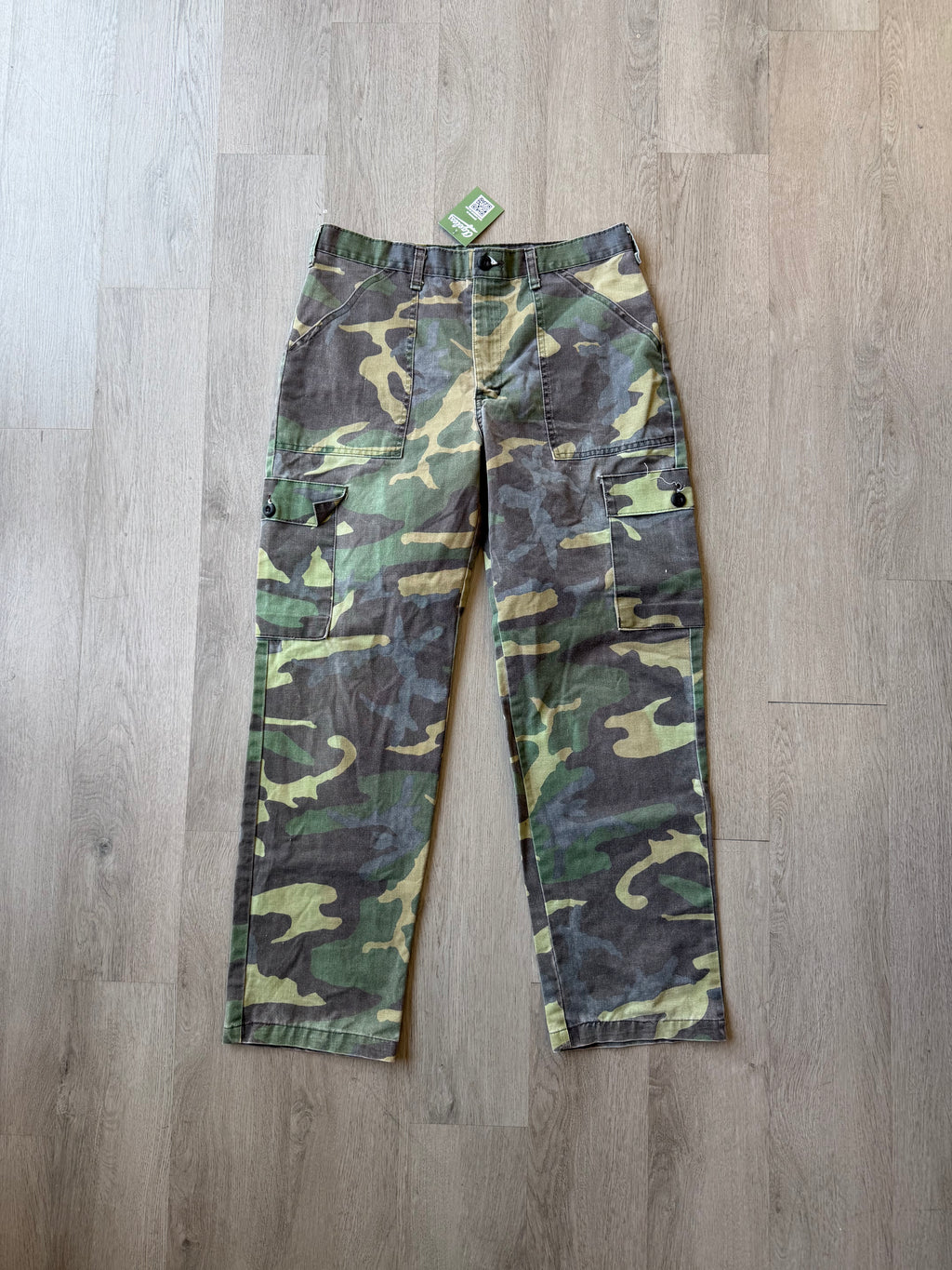 Vintage Camo Straight Leg Pants