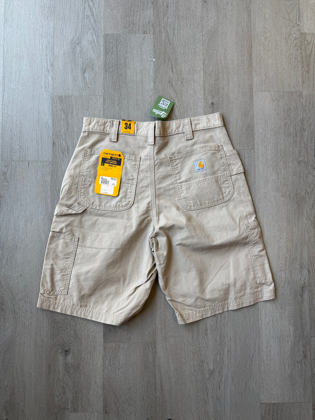 Carhartt Canvas Utility Khaki Shorts