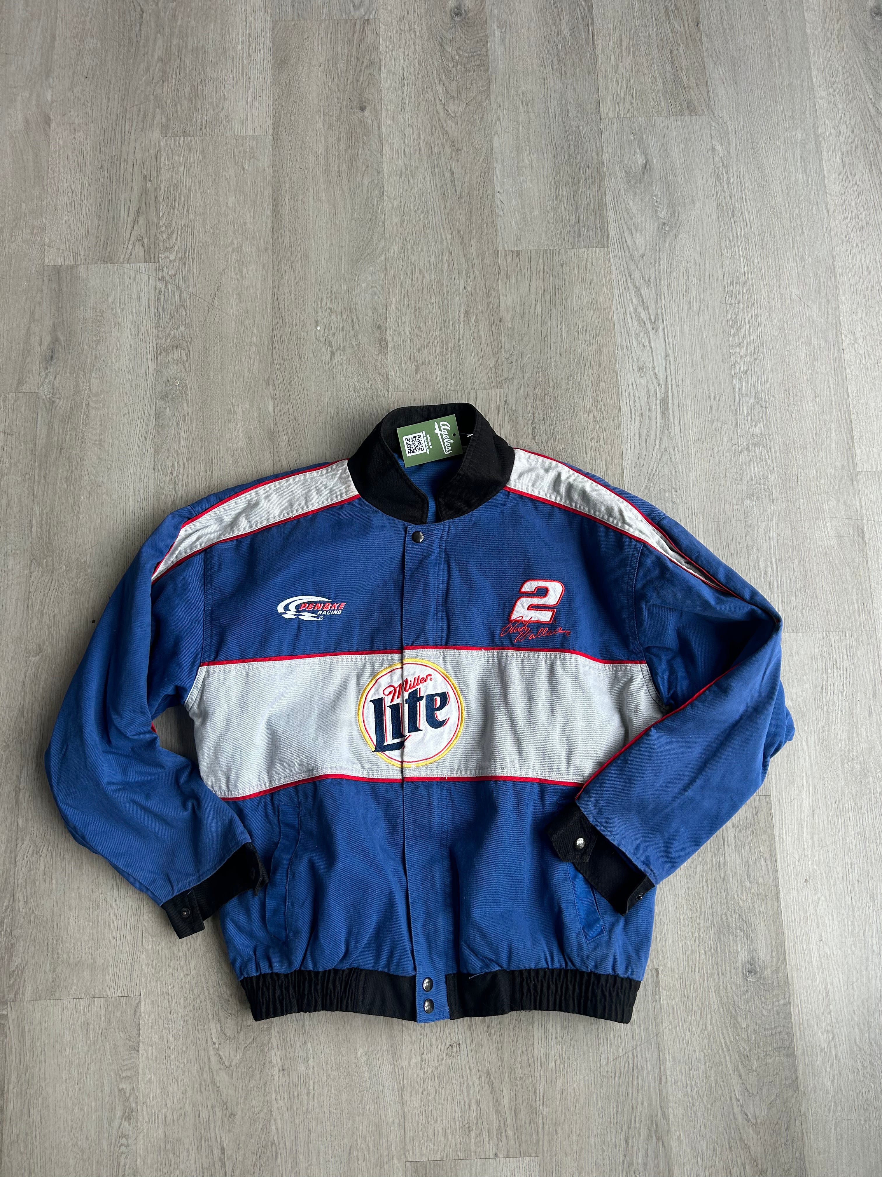 Vintage Miller Lite Rusty Wallace NASCAR Racing