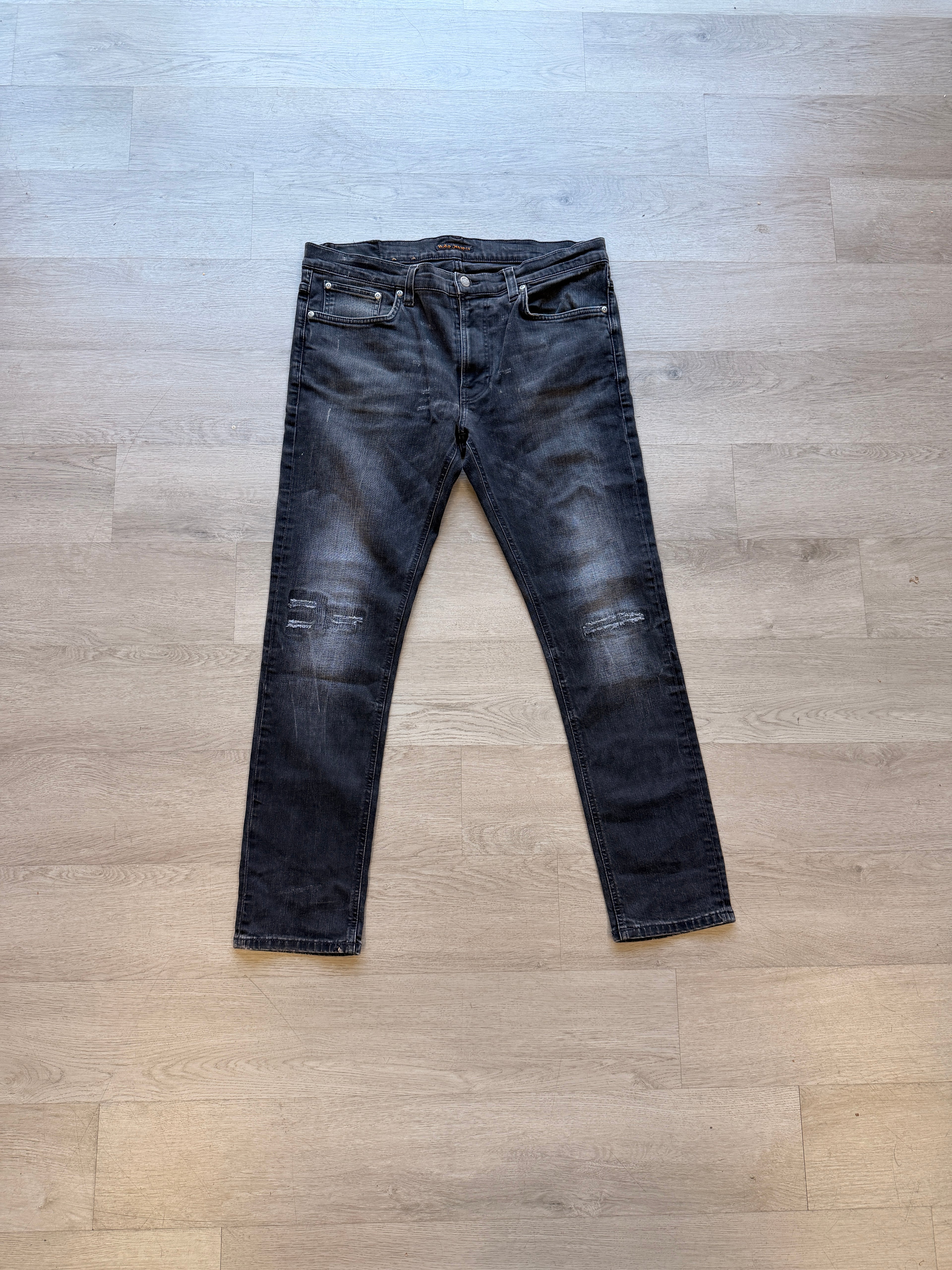 Pre-Owned Distressed Repair Nudie Jeans