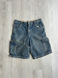 Y2K Skull Denim Shorts