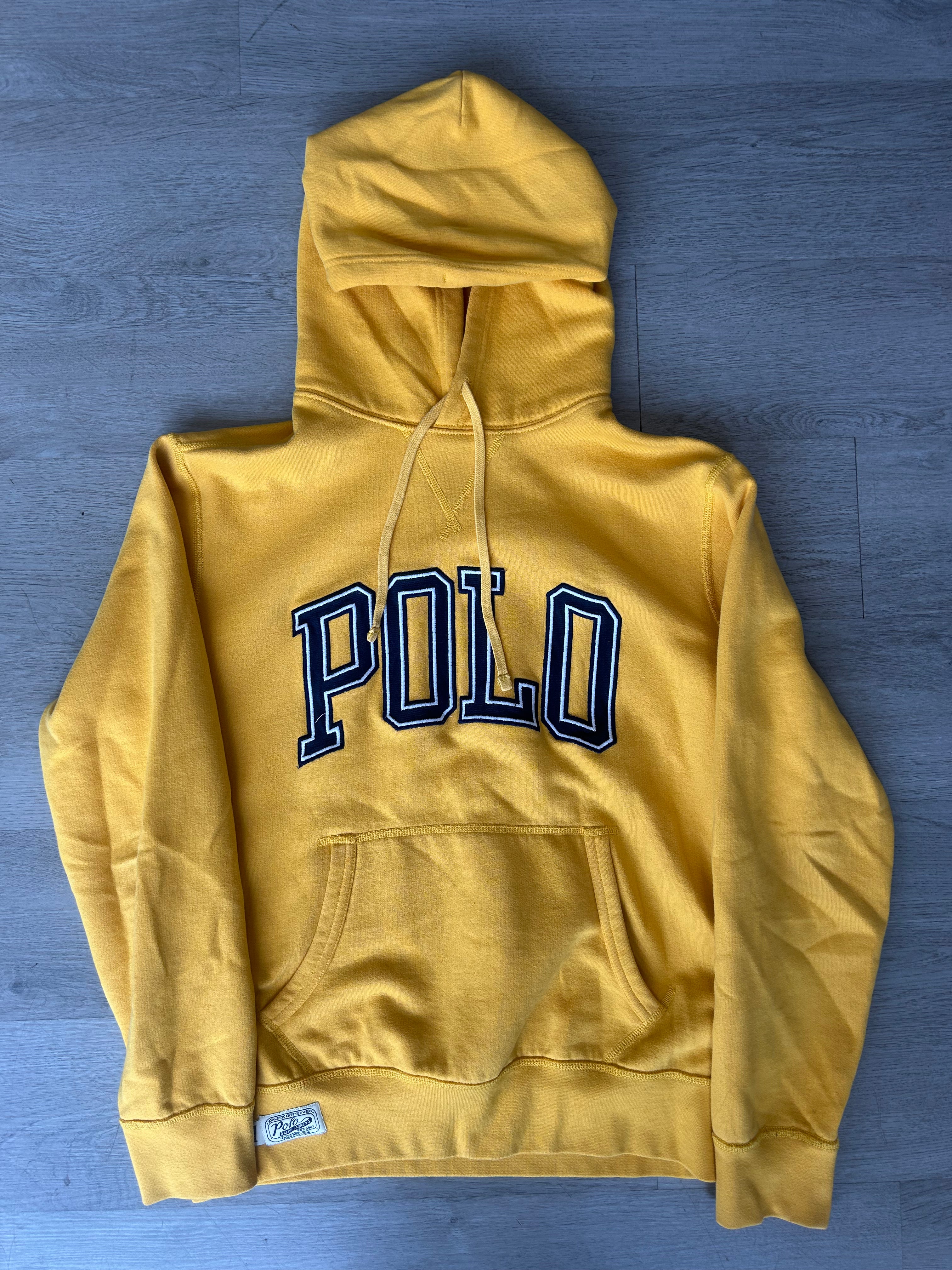 Vintage Polo Ralph Lauren Yellow Polo Hoodie