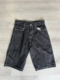 Y2K Southpole Black Denim White Stitched Shorts
