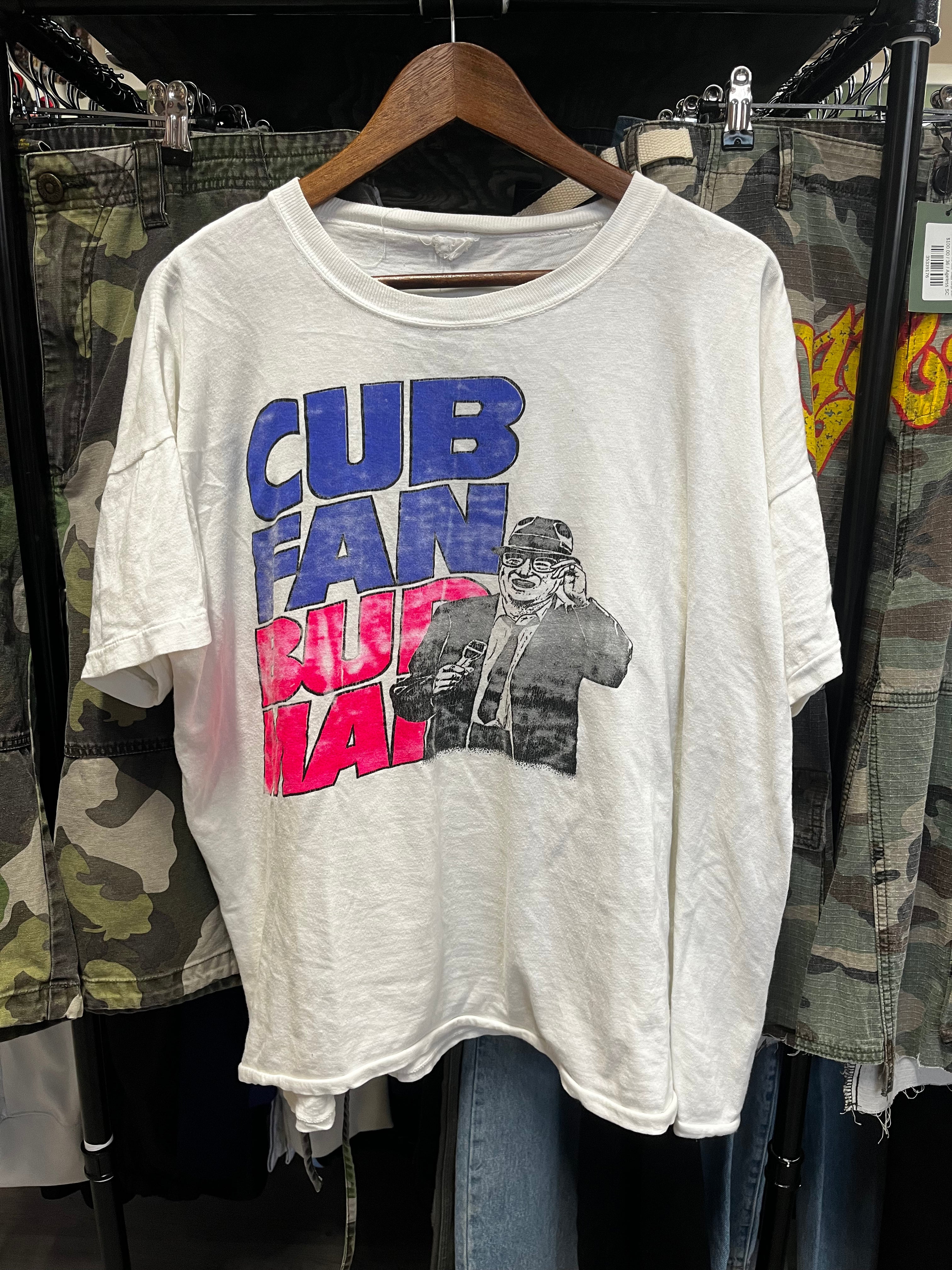Vintage Cub Fan Bud Man Tee