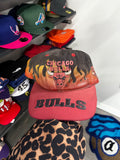 Vintage NBA Chicago Bulls Flame Snap Back