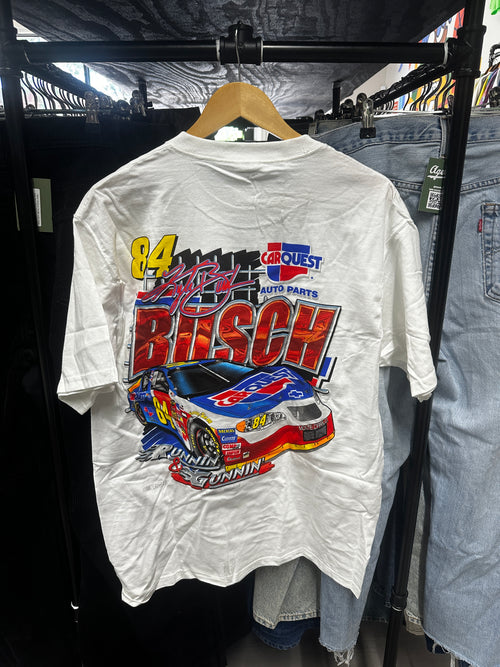 (AO) Vintage Kyle Busch Car Quest Carquest Racing 84 NASCAR Tee