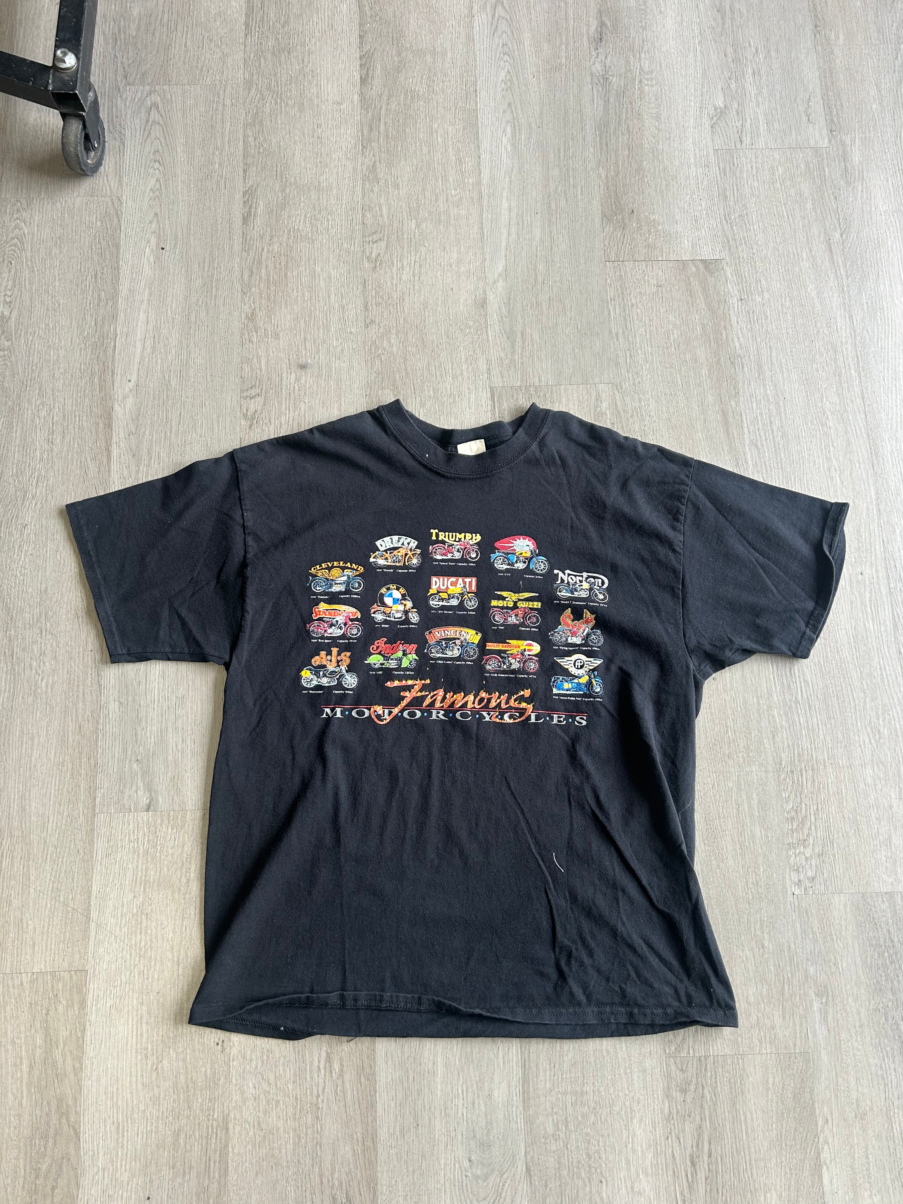 Vintage Famous Motorcycles Tee