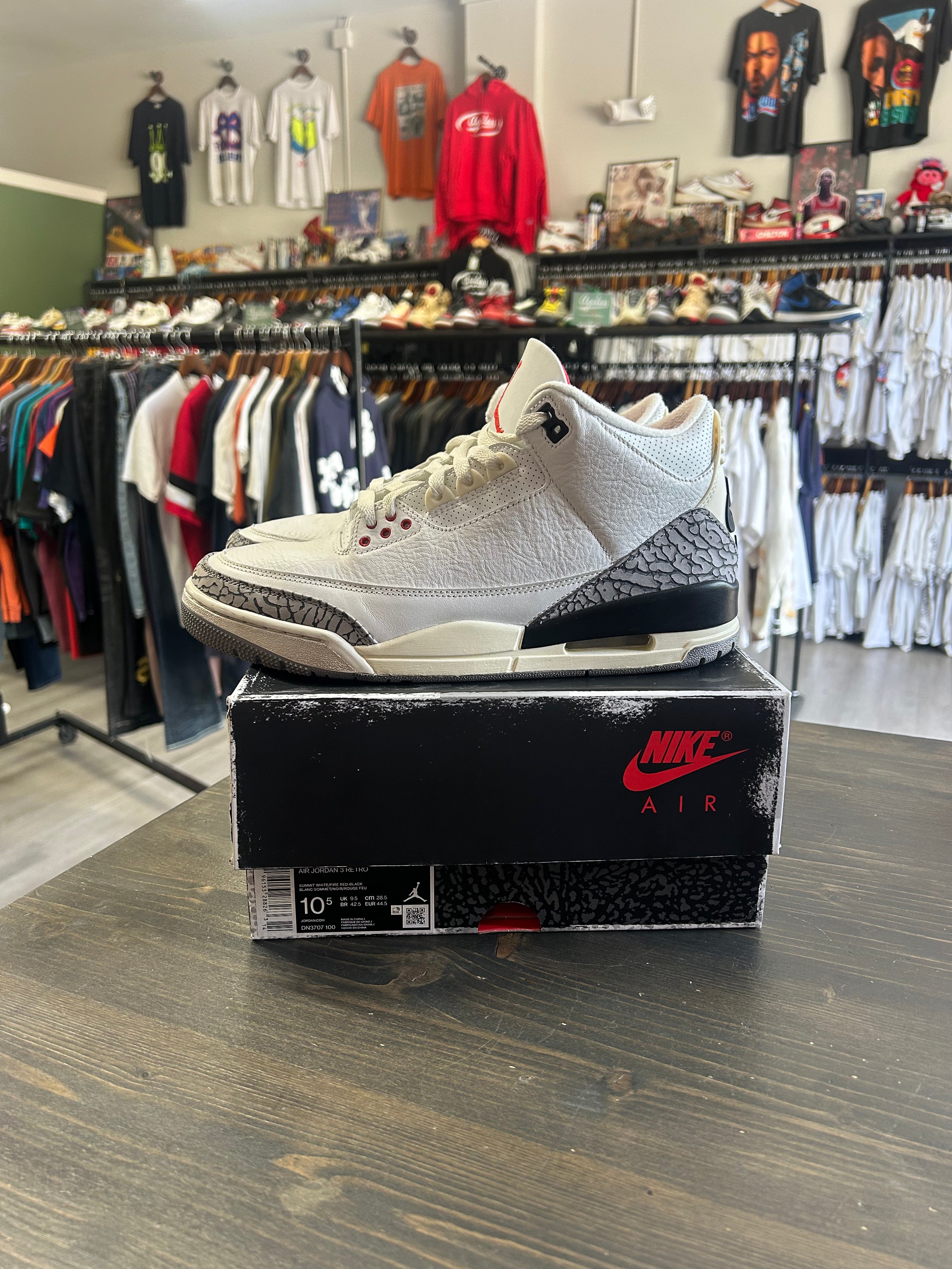 Pre-Owned Jordan 3 Retro White Cement Re-Imagined