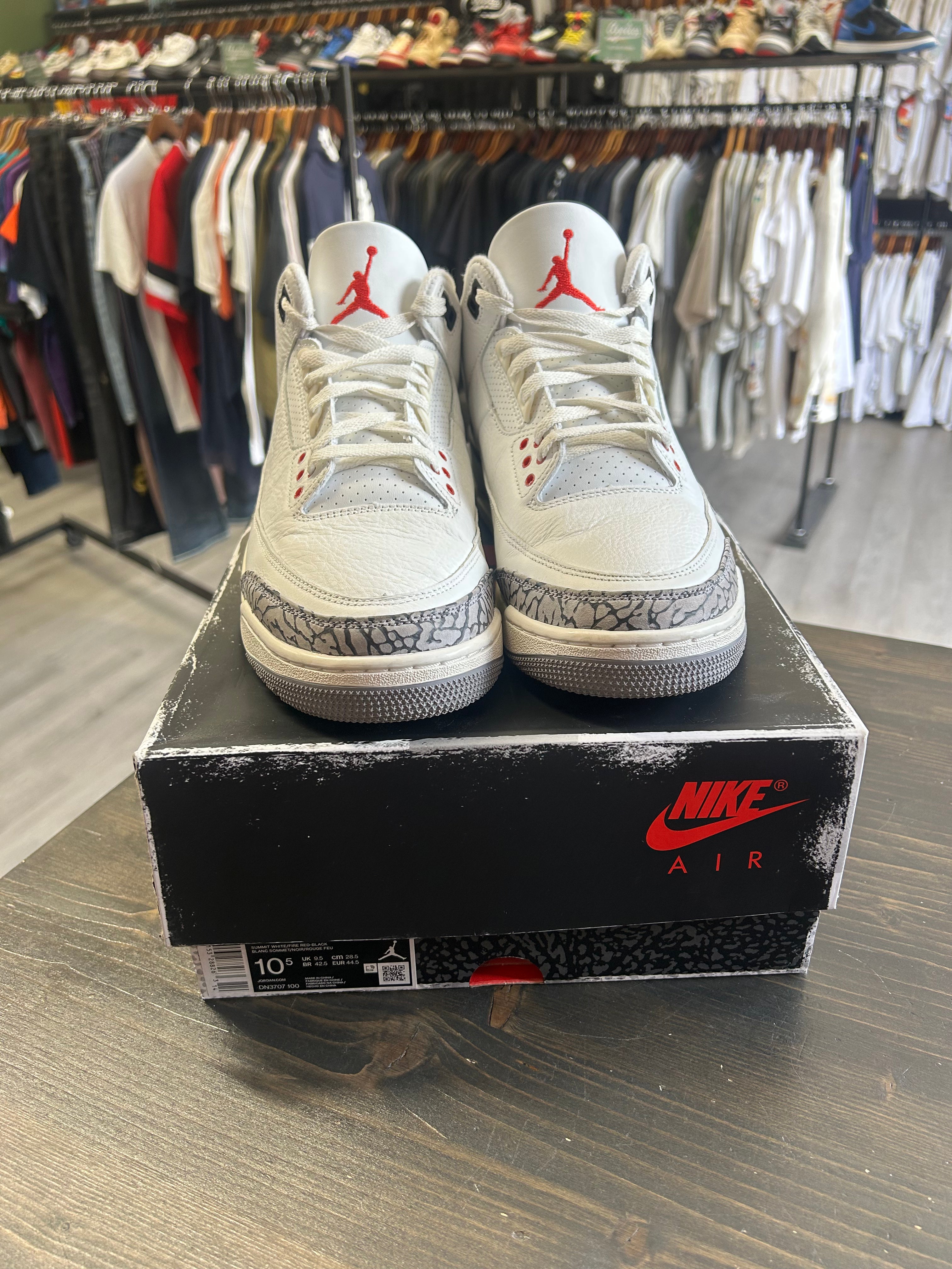 Pre-Owned Jordan 3 Retro White Cement Re-Imagined