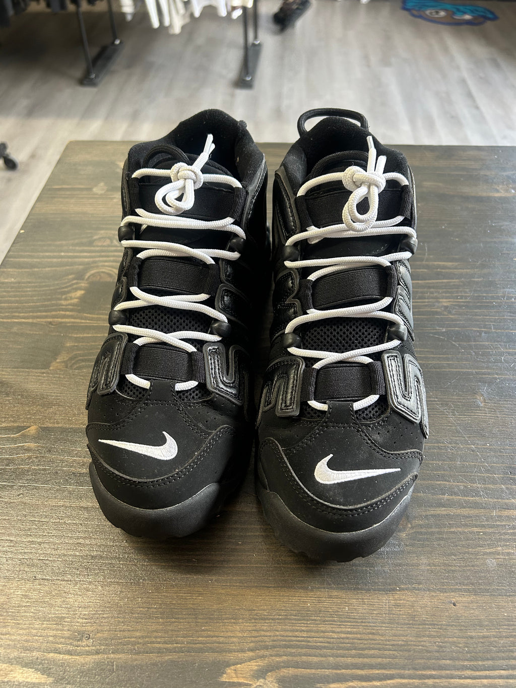 Pre-Owned Nike Air More Uptempo Supreme Suptempo Black
